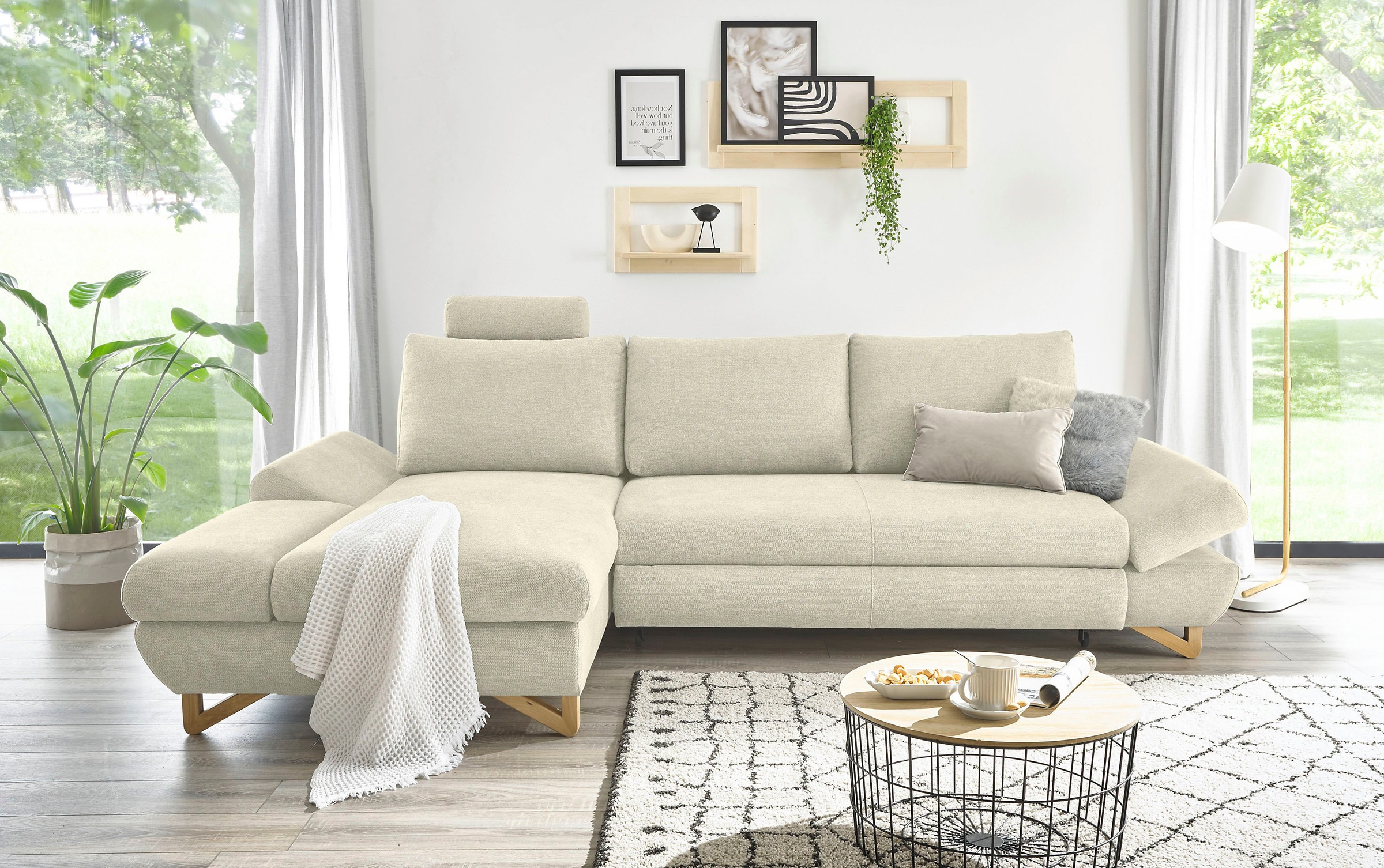 INOSIGN Schlafsofa »City/Giron«, komfortable Bettfunktion (Liegefläche 245 x 138 cm), sowie Bettkasten