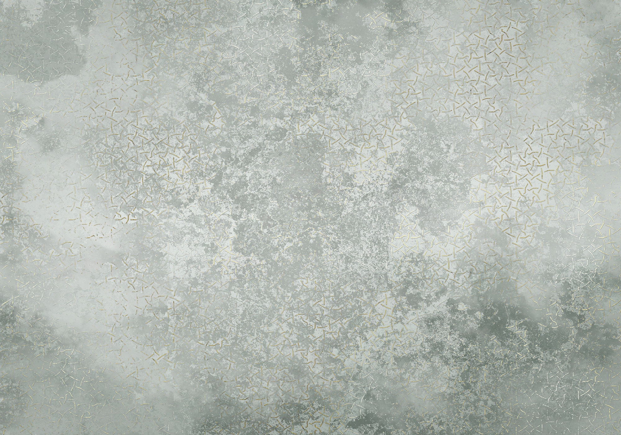 Komar Fototapete "Digitaldruck Vlies - Obfuscated Ornament - Größe 400 x 250 cm" bedruckt floral geblümt gemustert tropisch glatt Wohnzimmer, Schlafzimmer