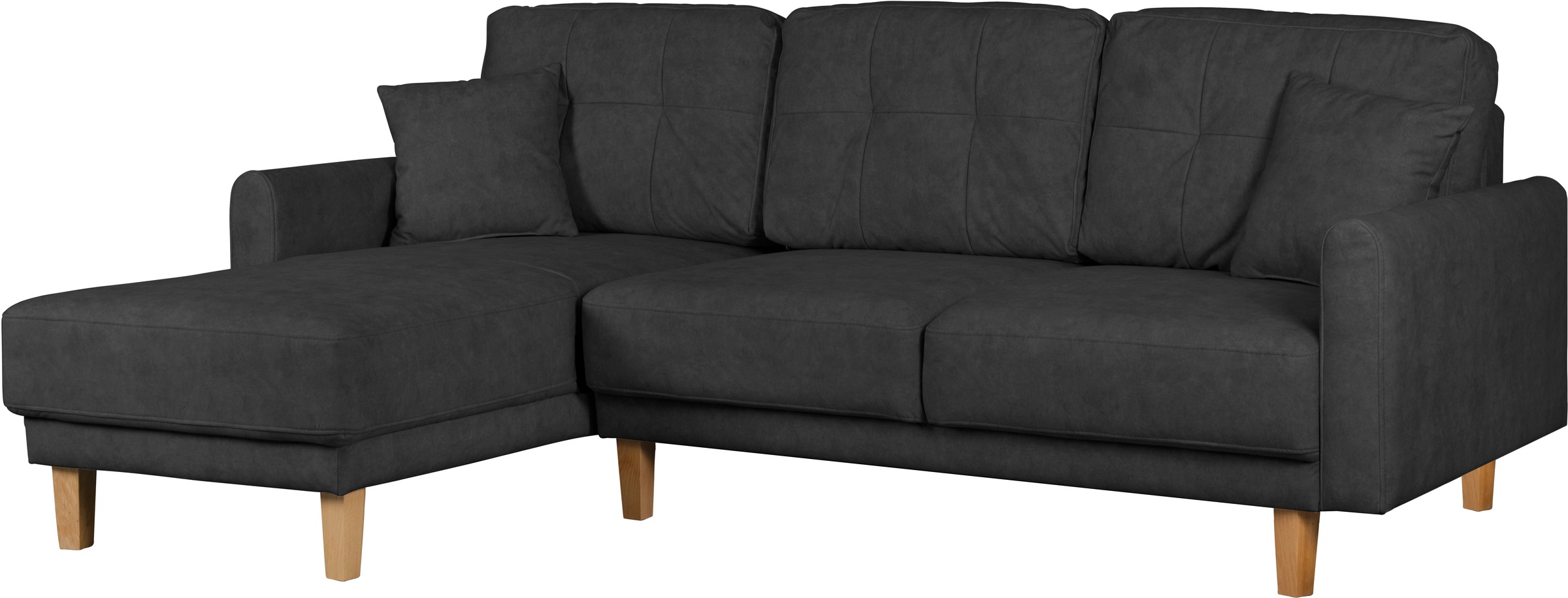 Home affaire Ecksofa »TRIPLO optionale Schlafsofa mit Bettkasten, Maße B/T/H: 234/164/89 cm«, L-Form wahlweise mit Bettfunktion - Liegefläche 132x210 cm