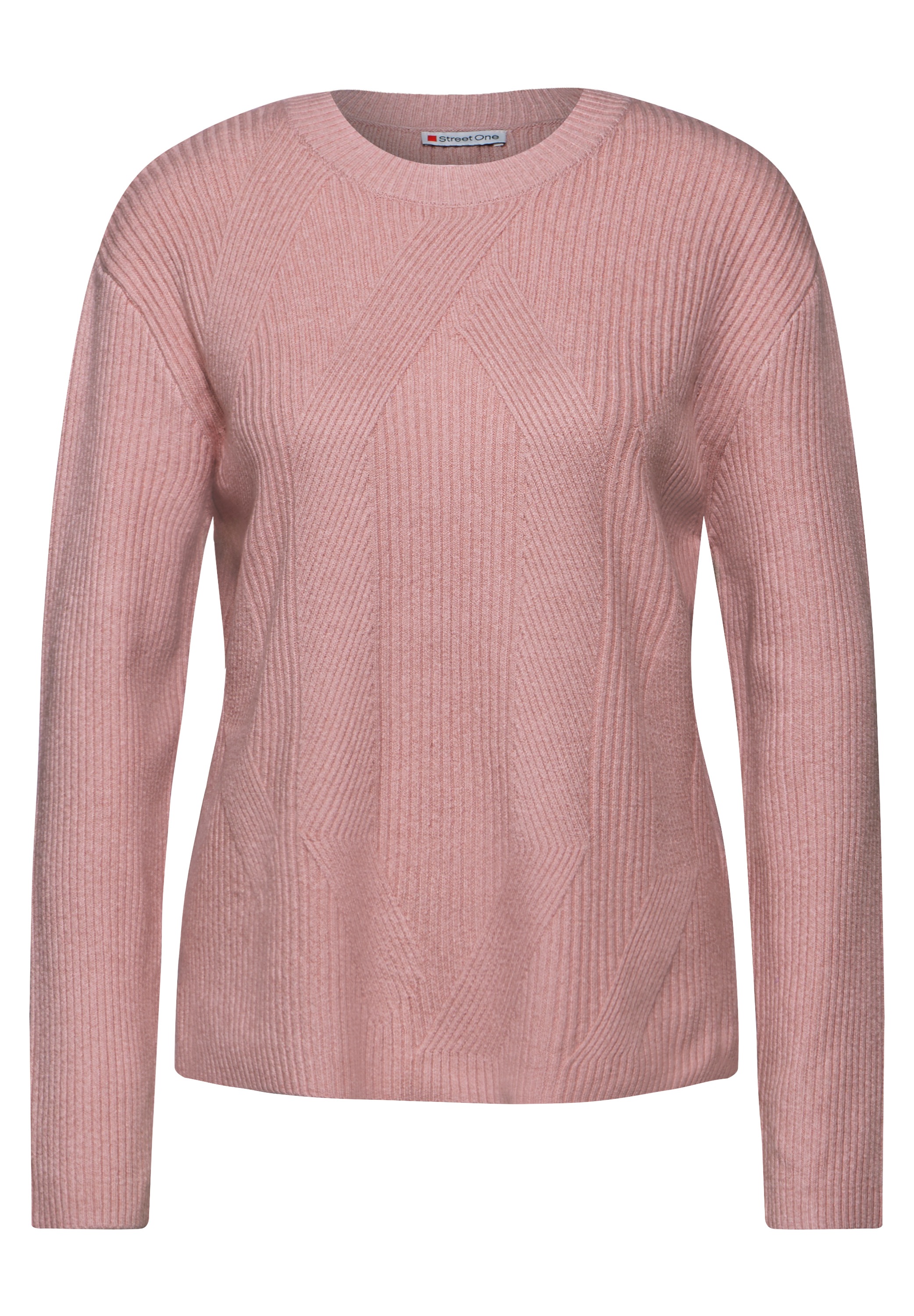 STREET ONE Strickpullover, mit Stehkragen