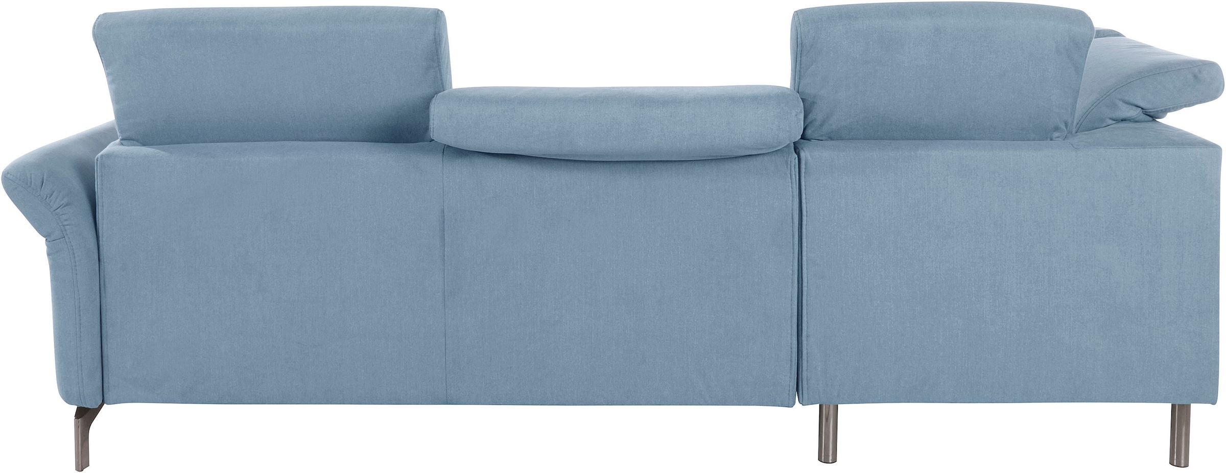 INOSIGN Ecksofa »Fresh L-Form«, Federkern, wahlweise Kopfteilverstellung und motorischer Vorziehsitz