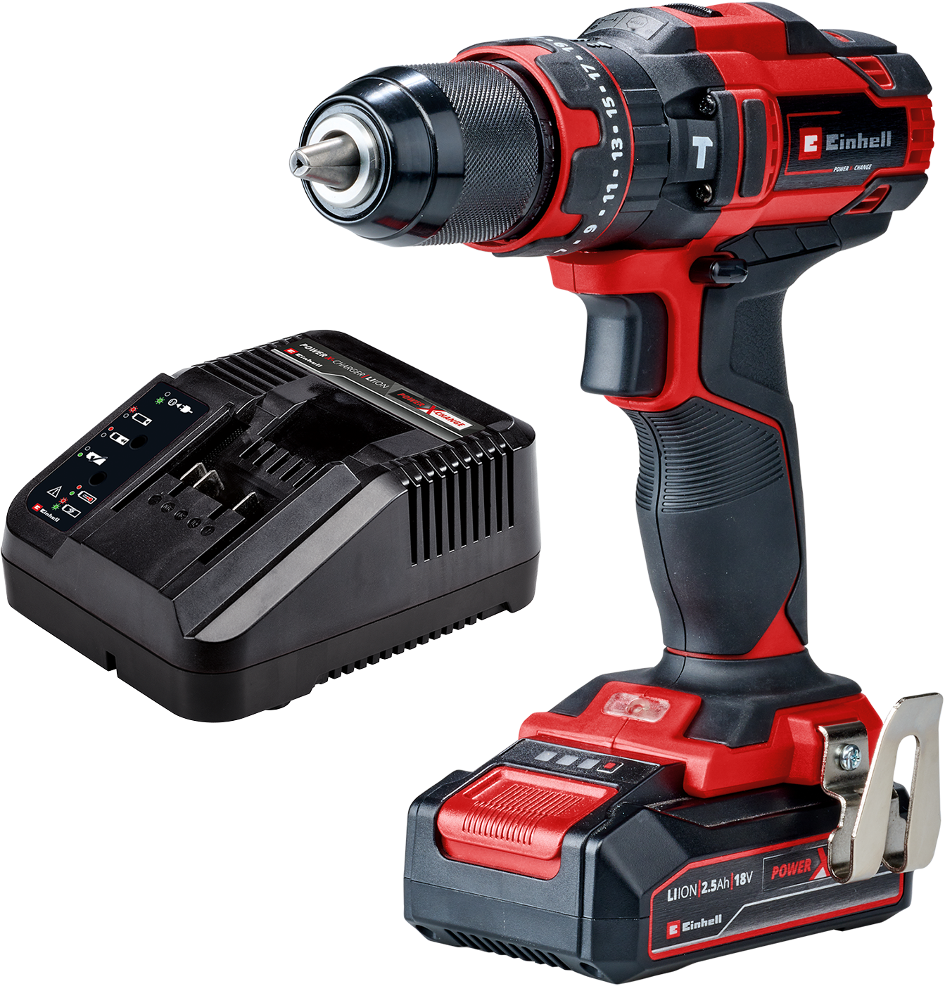Einhell Akku-Schlagbohrschrauber »TE-CD 18/44 Li-i«, (Set), inkl. Akku und Ladegerät