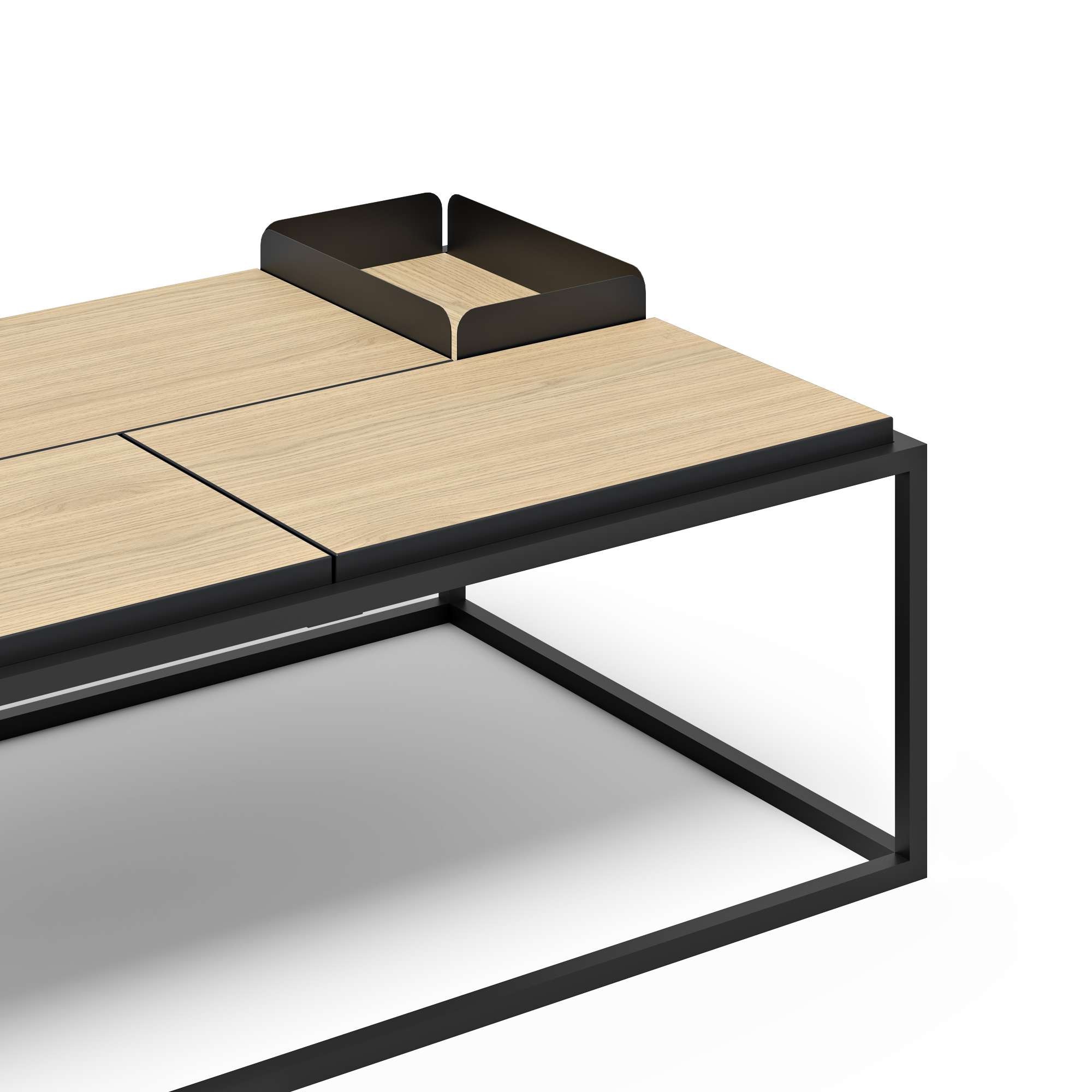 TemaHome Couchtisch »Douro Sofatisch, Wohnzimmertisch, Kaffeetisch,«, mit Metallgestell, Breite 120 cm, mit 3 oder 4 kleine tischplatten