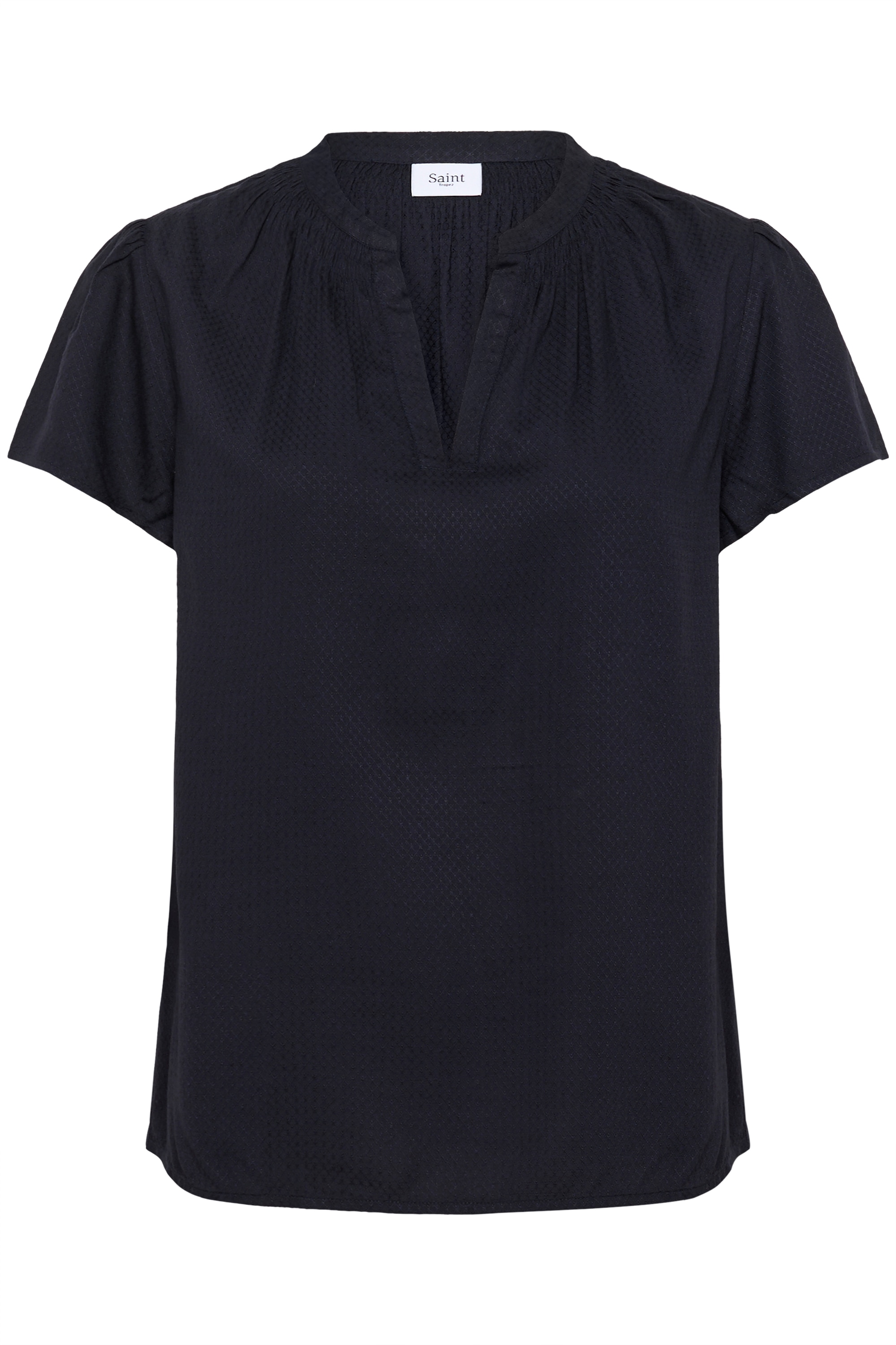 Saint Tropez Kurzarmbluse "Damen Kurzarm-Bluse BrittaSZ"