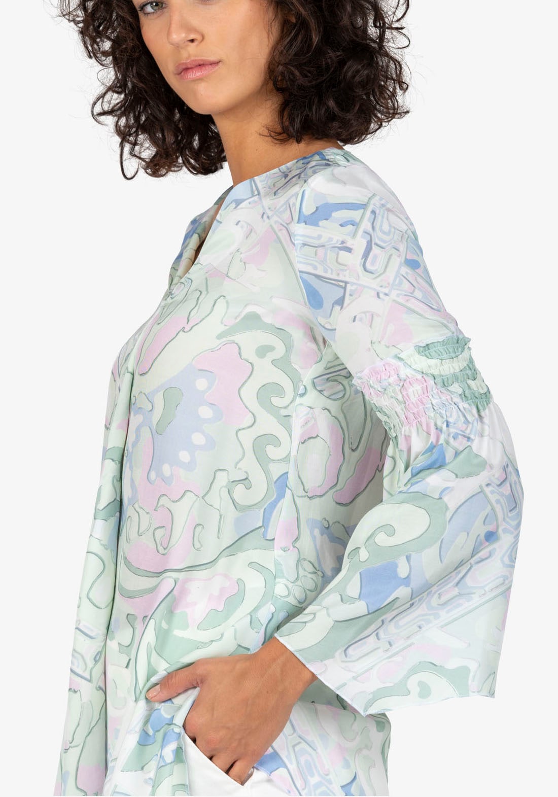 Sportalm Kitzbühel Longbluse, mit Kordeldetail in der Taille