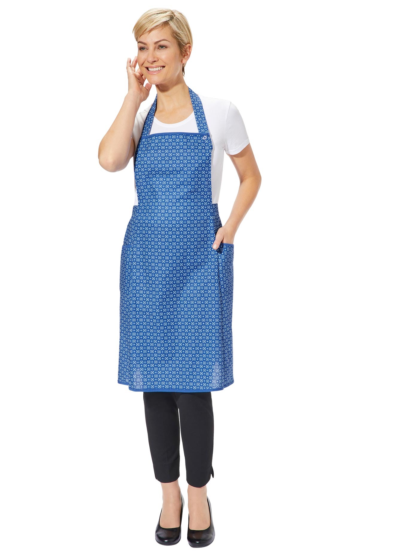 Latzschürze aus reiner Baumwolle