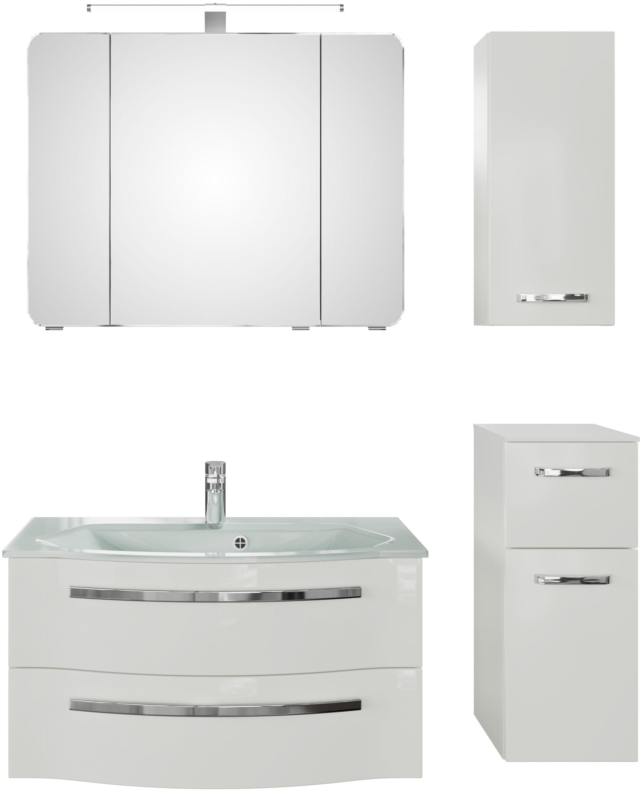 Saphir Badmöbel-Set "Serie 4005", (Set, 5 St.), Badmöbel-Set Serie 4005, vo günstig online kaufen