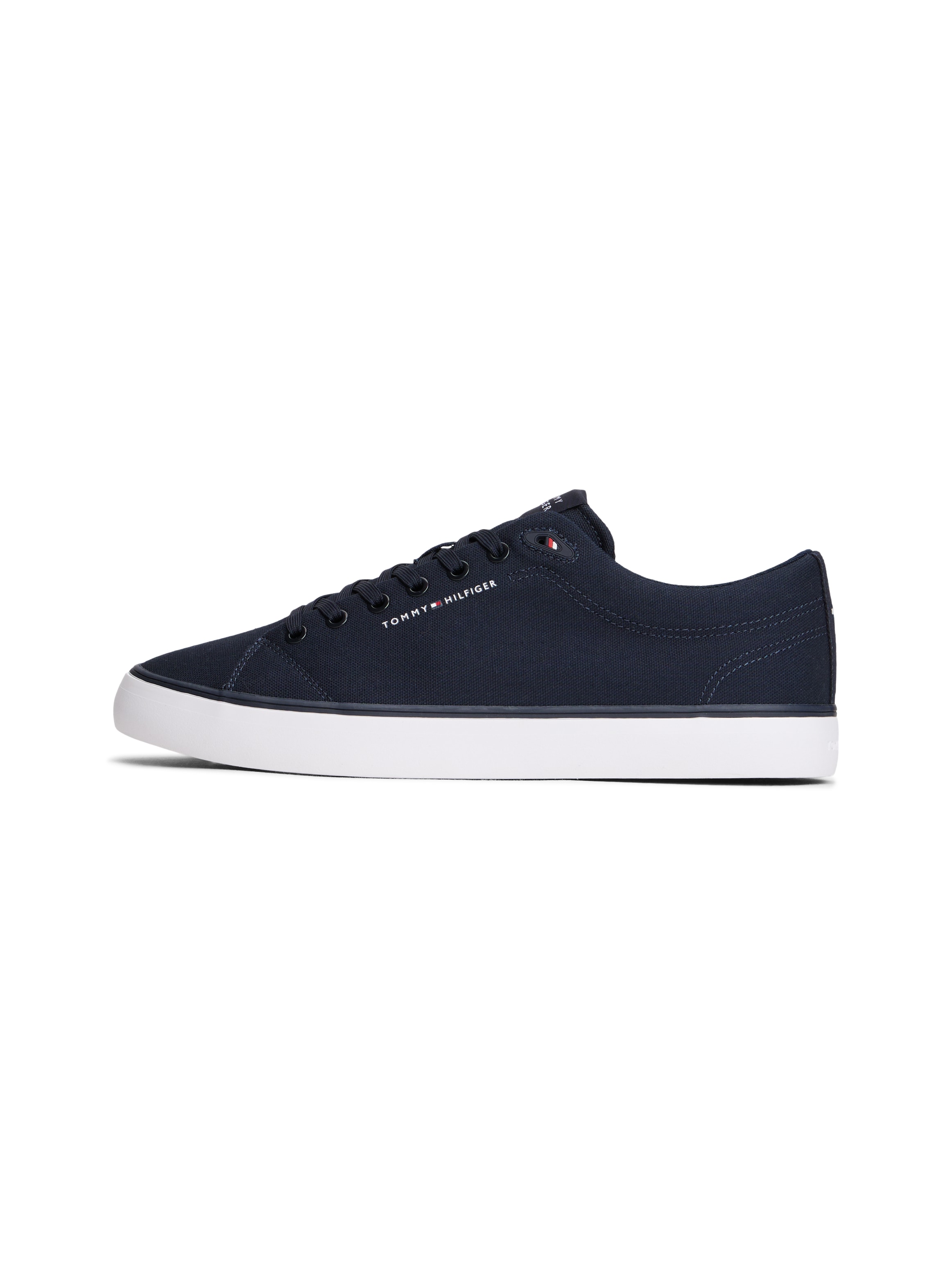 Tommy Hilfiger Sneaker »HARLEM CORE II CVS«  Freizeitschuh, Halbschuh, Schnürer mit Logo-Aufnäher an der Schuhzunge