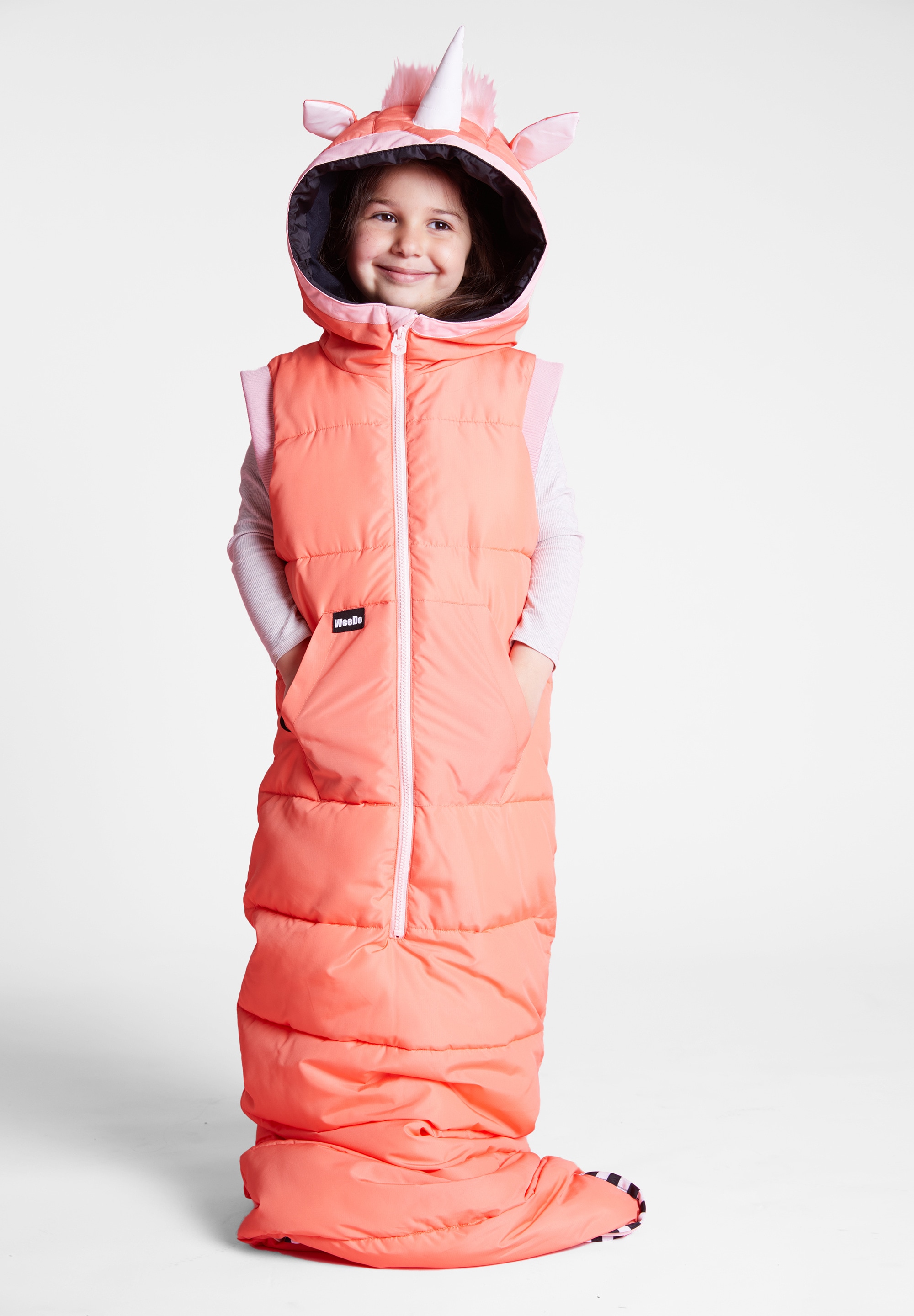 Kinderschlafsack »UNIDO Einhorn«, Hält warm bei einer Temperatur bis zu - 5 Grad