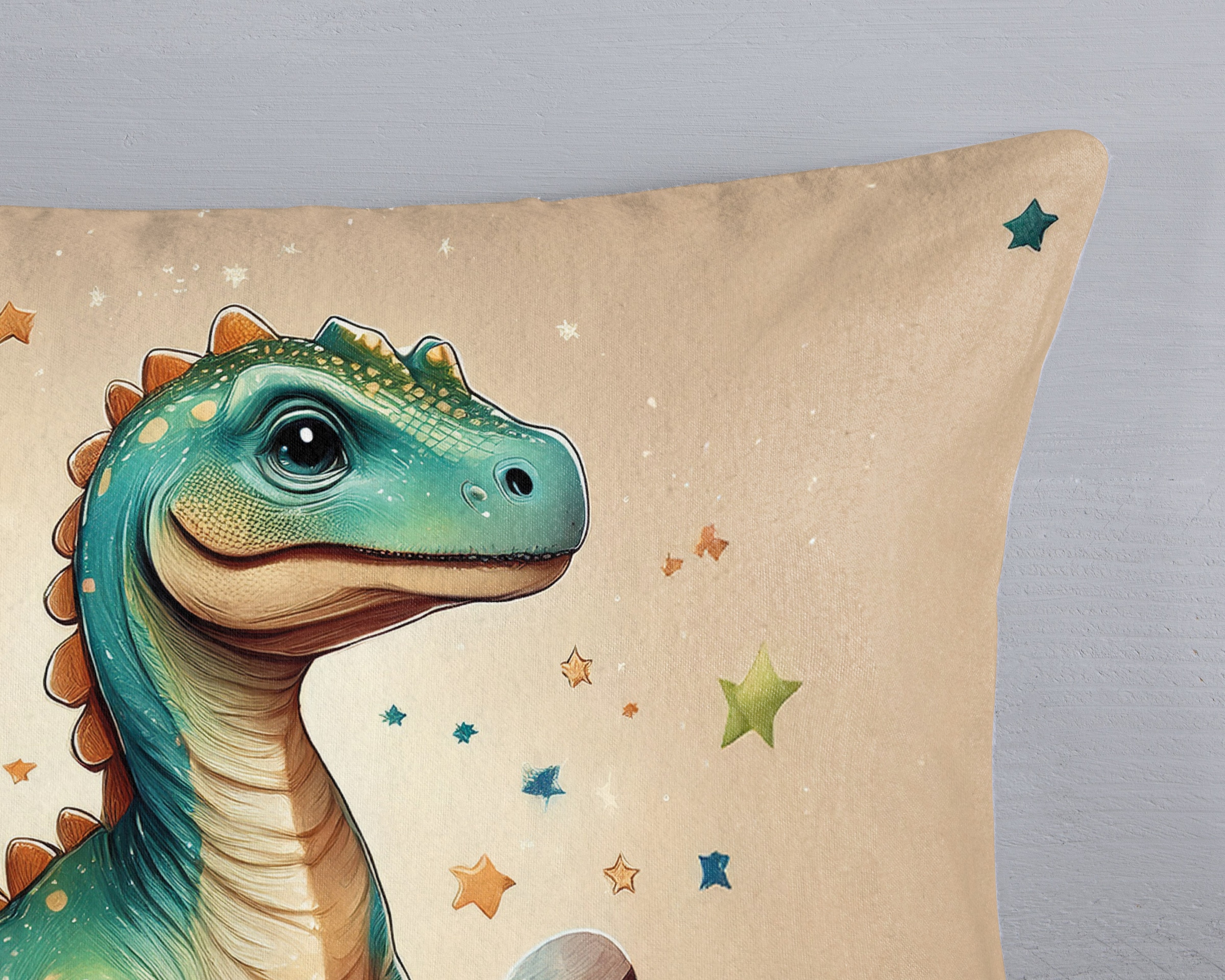 good morning Kinderbettwäsche »Milo« 2 Stk. tlg. Flanell Biber, 135x200, Warm, Reißverschluss, Wende, Kind, Junge, Dino