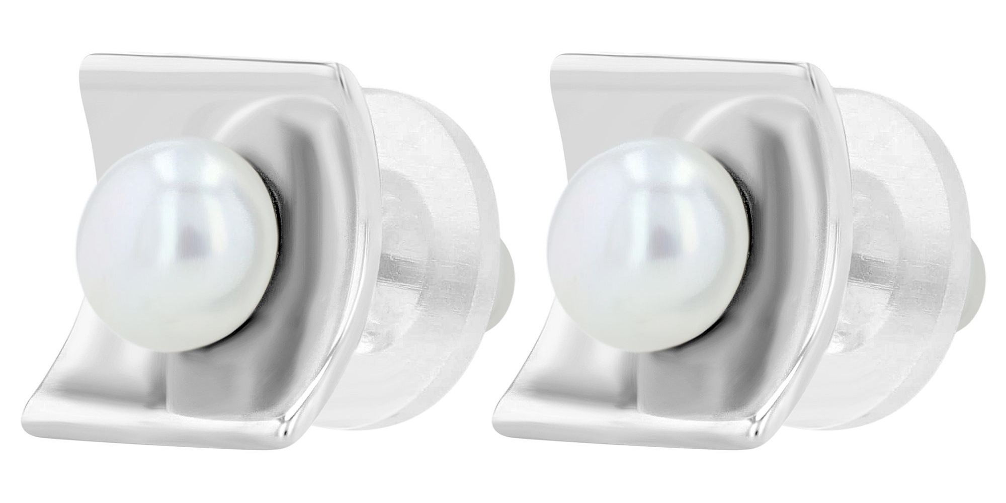 Paar Ohrhänger ADELIA´S "Damen Ohrringe – Ohrstecker aus 925 Silber mit Süßwasserperle", Damen, Gr. Damen, Silber 925 (Sterlingsilber), silber, Ohrringe, Perfekt zum Verschenken an besondere Menschen 2