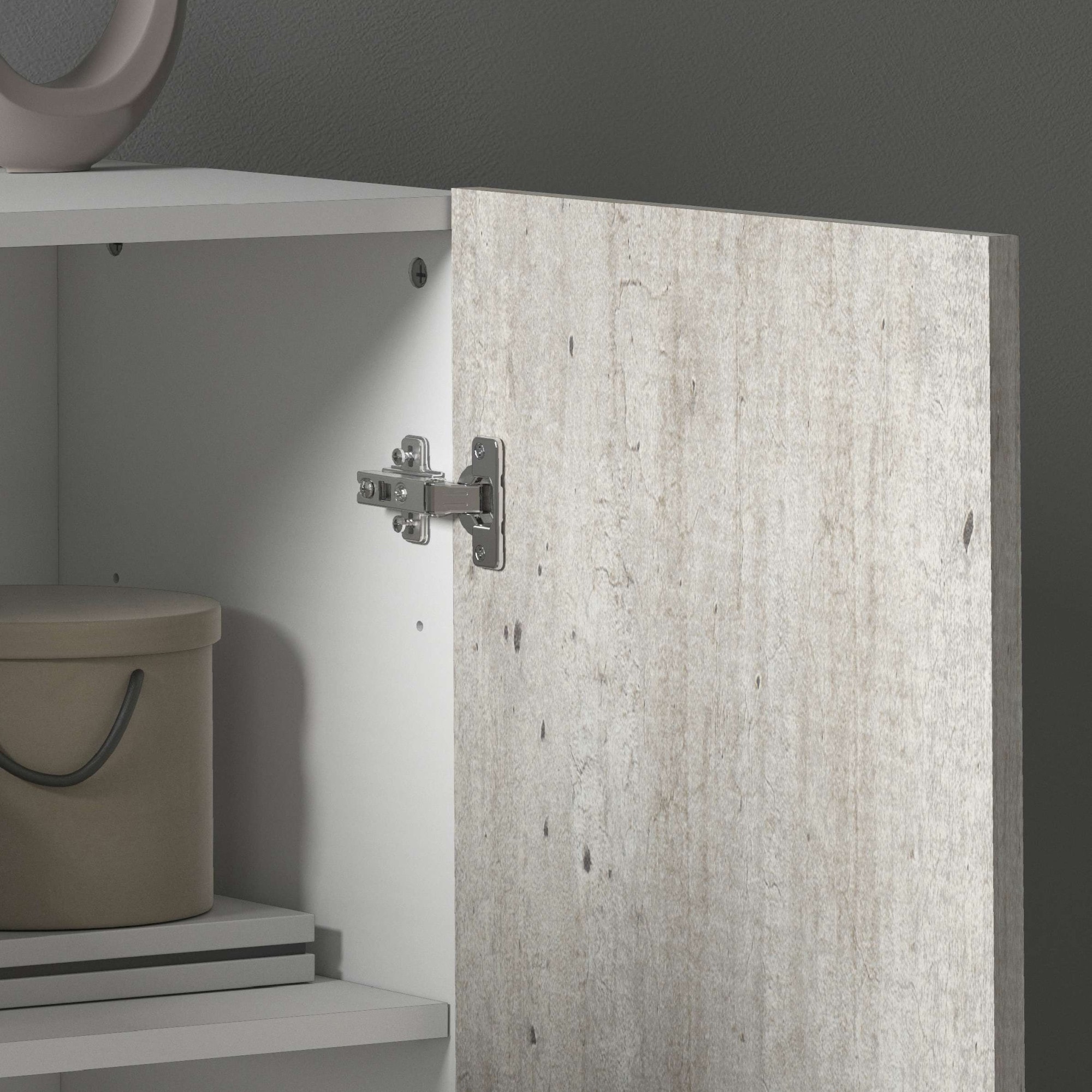 INOSIGN Aktenschrank »Coro, Mehrzweckschrank, Büroschrank mit 2 Türen«, & verstellbare Einlegeböden, Höhe 86 oder 166 cm, Made in Italy