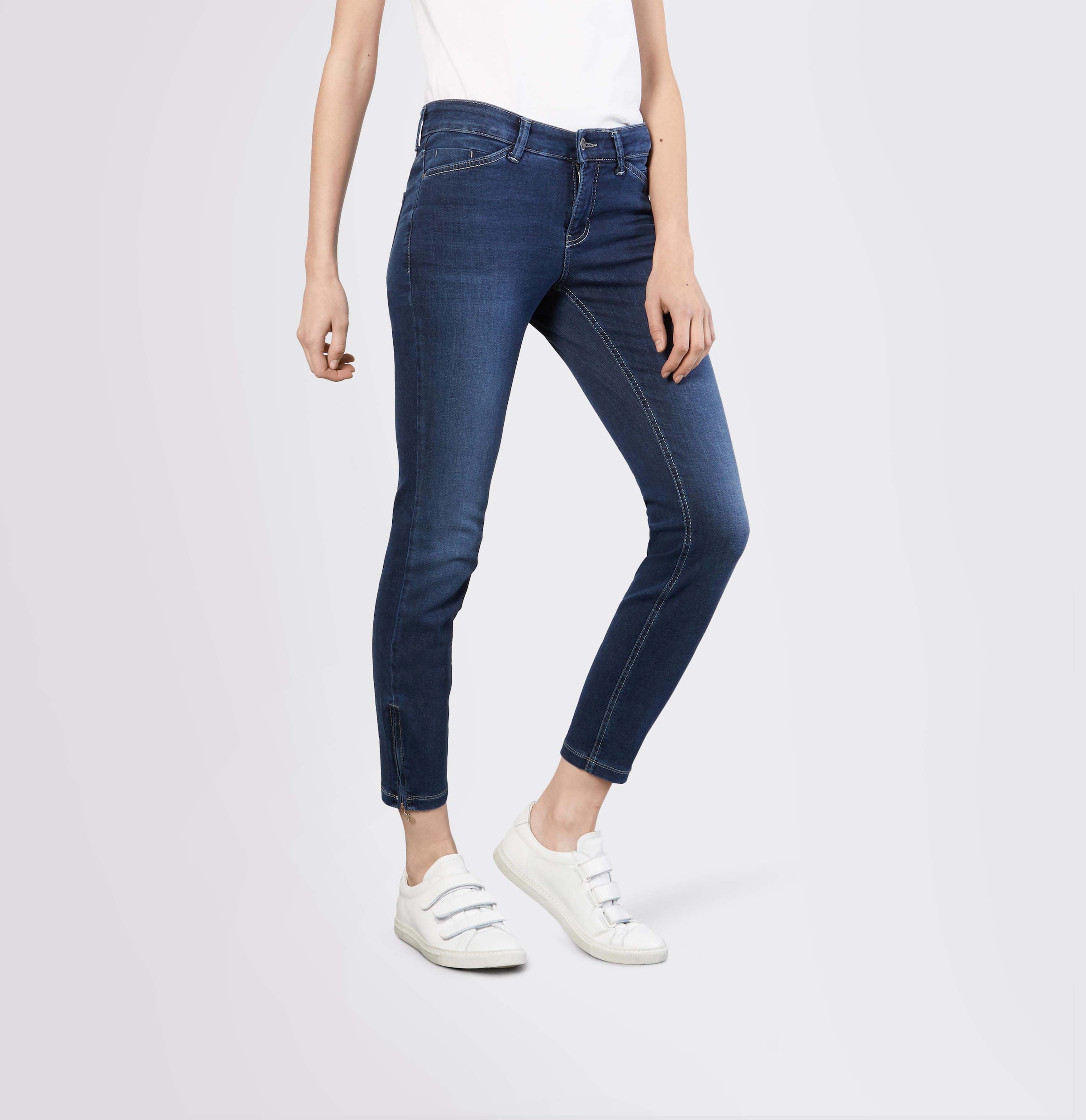 MAC 7/8-Jeans »Dream Chic«, verkürzte Form mit Reißverschluss
