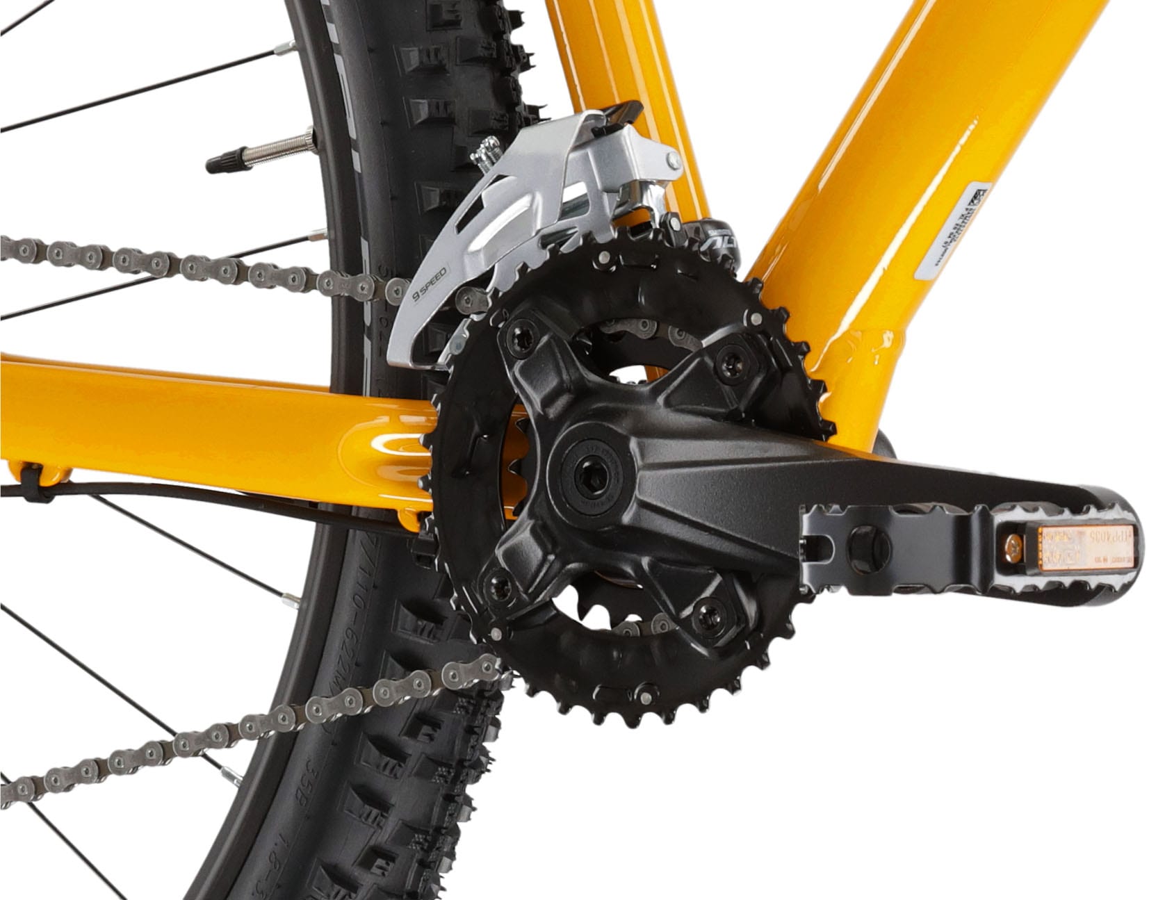 Kross Mountainbike »KROSS MTB Hardtail Level 2.0 29" gelb 18 Gänge«, 18 Gang, Shimano, ALIVIO M3100 Schaltwerk, Kettenschaltung