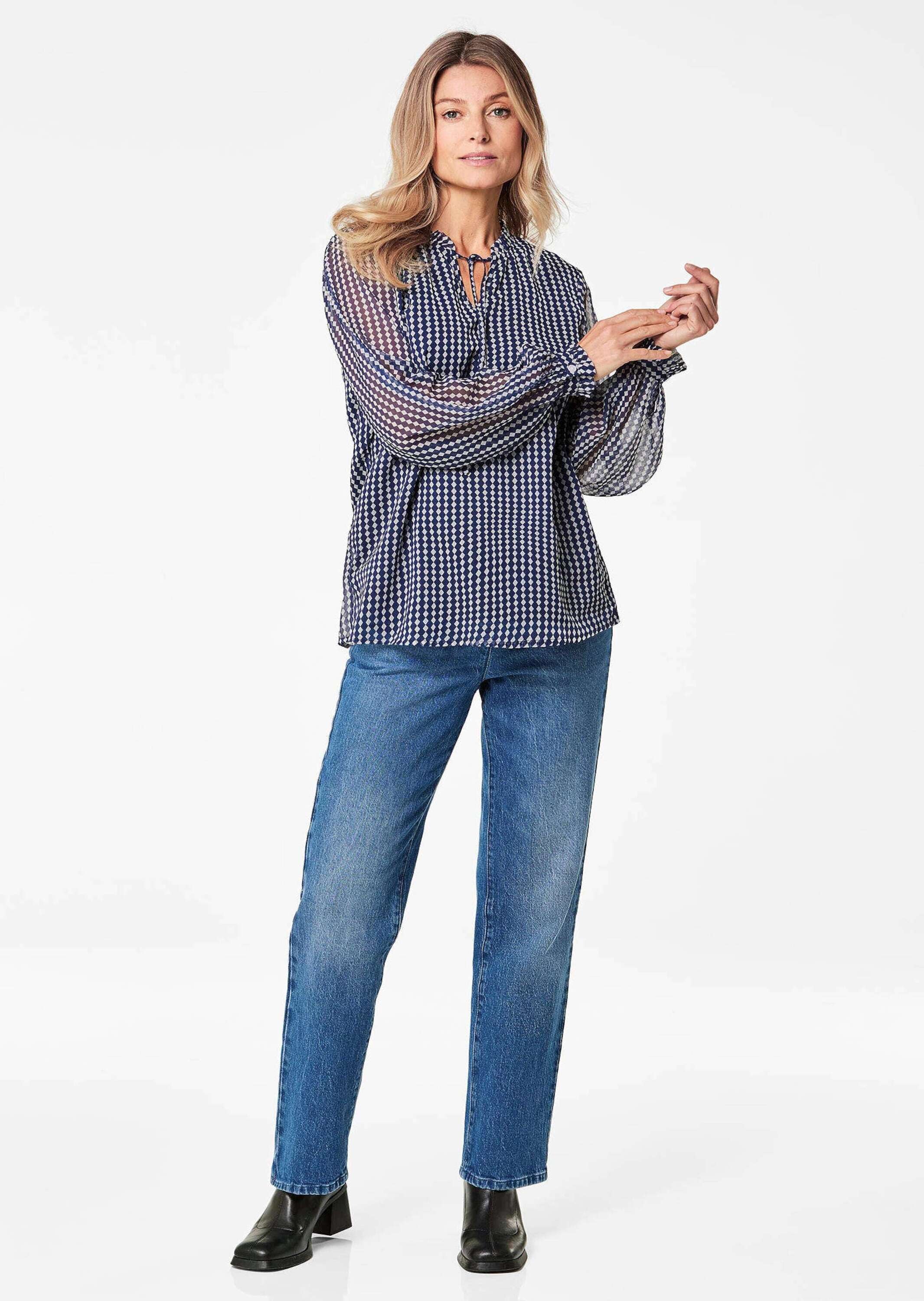 GOLDNER Chiffonbluse »Bluse«
