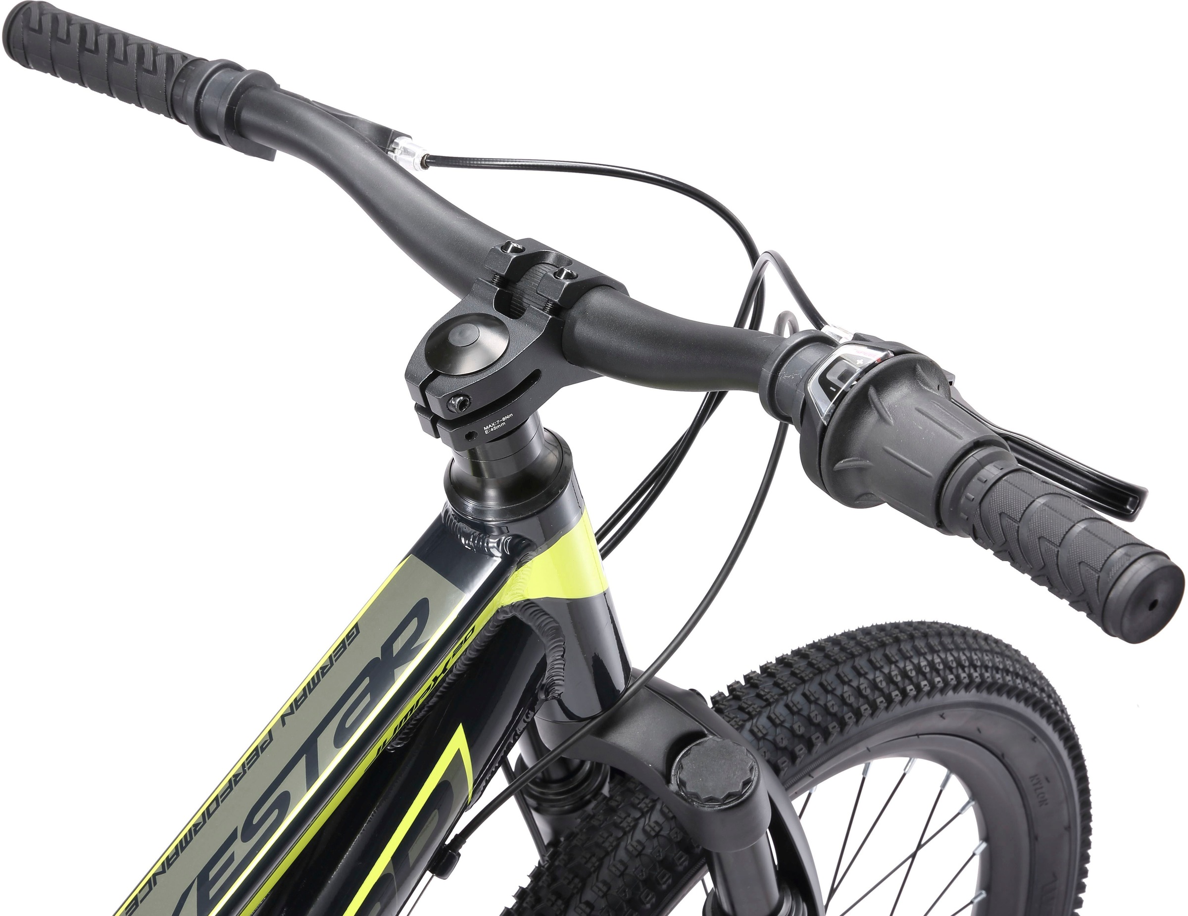Bikestar Jugendfahrrad, 7 Gang, Shimano, RD-TY21 Schaltwerk, Kettenschaltung