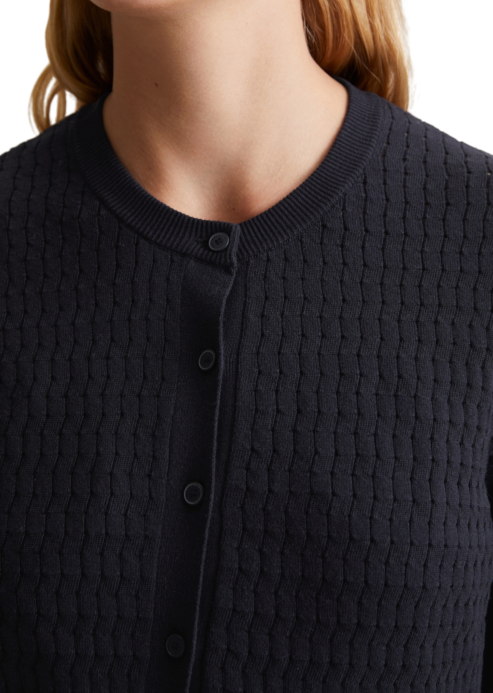 Marc O'Polo DENIM Cardigan »aus softem Baumwollgarn«