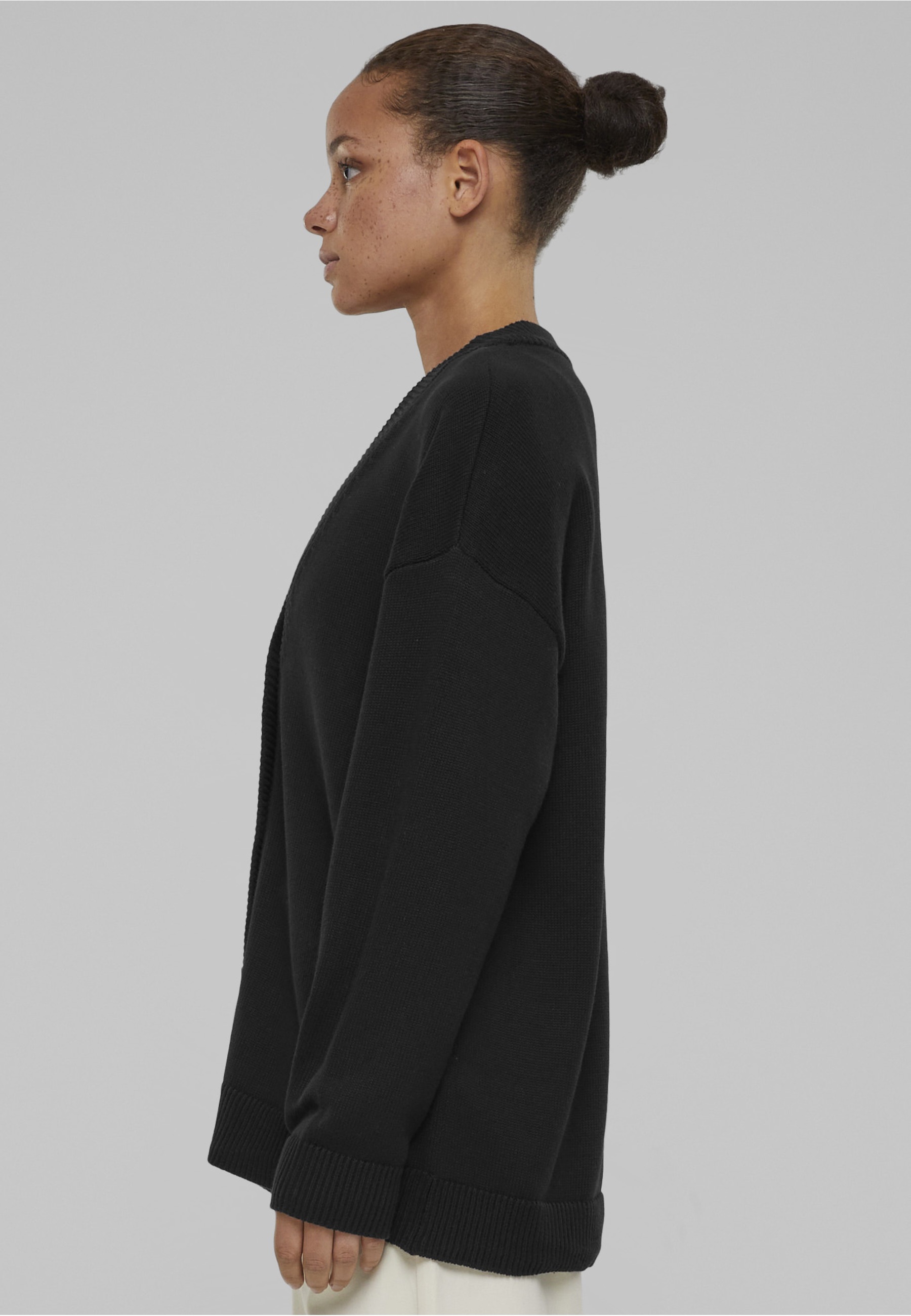 URBAN CLASSICS Strickjacke »Urban Classics Damen Ladies Big Oversized Cardigan« 1 Stk.