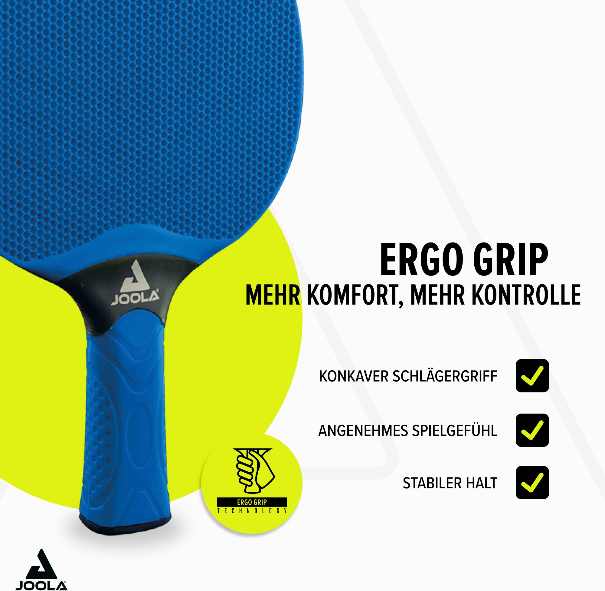 Joola Tischtennisschläger »VIVID Outdoor«, (Set, 6 tlg., mit Bällen-mit Schlägerhülle)