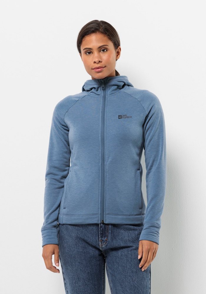 Jack Wolfskin Fleecejacke »WALDSEE HOODED JKT W«, mit Kapuze