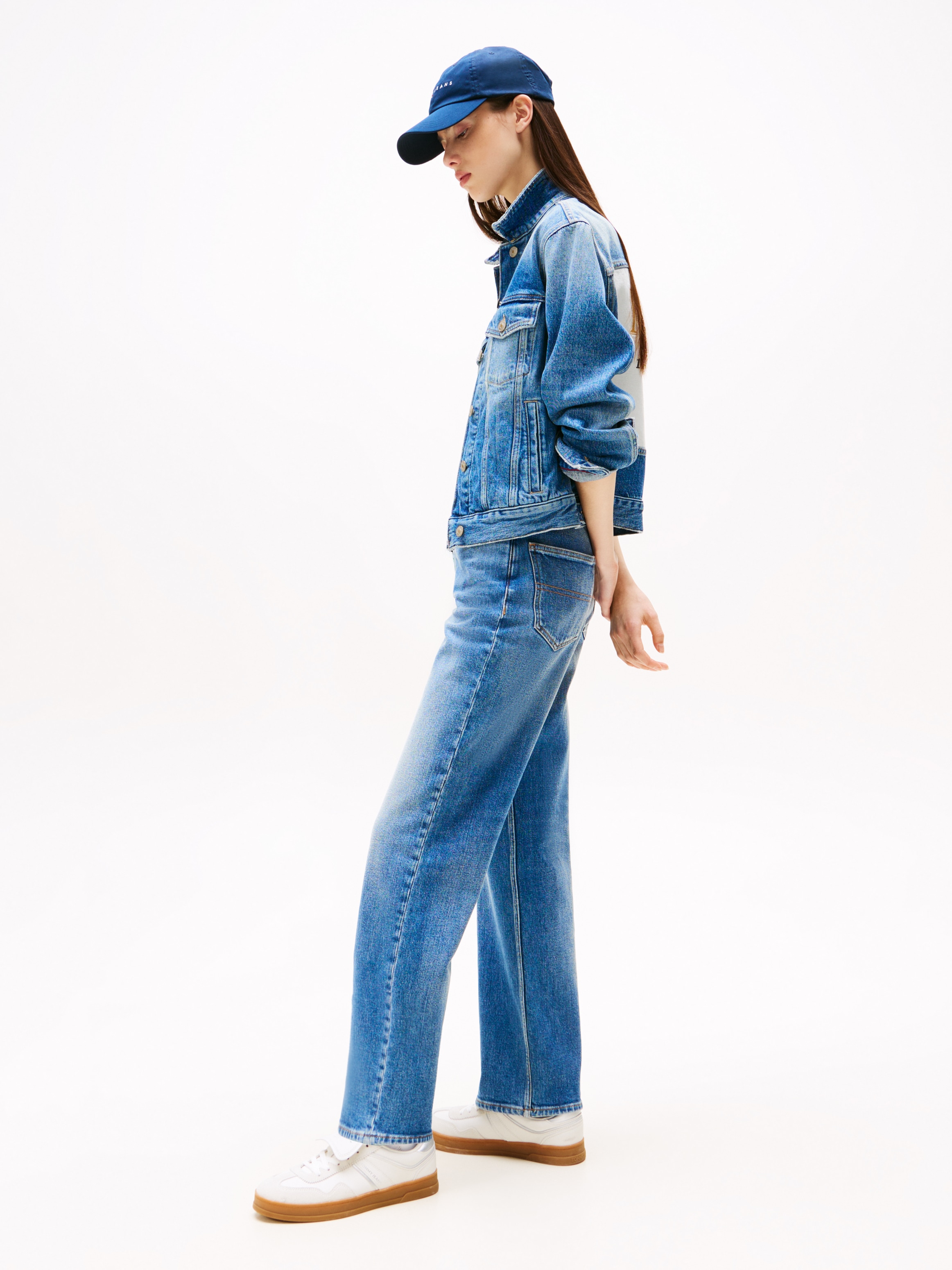 Tommy Jeans Straight-Jeans »Layla High Rise Slim Straight«, in Knöchellänge