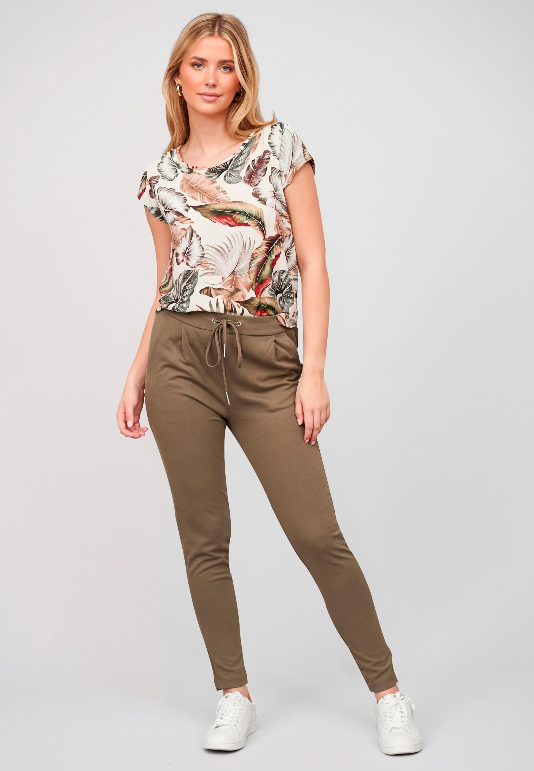 CLOUD 5IVE Stoffhose »CLOUD 5IVE Cloud5ive Damen Stoffhose mit 2-Pockets und Tunnelzug«, (1 tlg.)