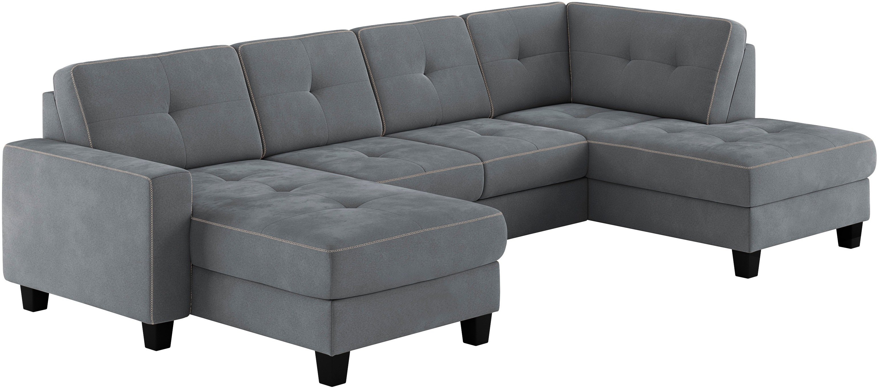 Thumbnail - PLACES OF STYLE Wohnlandschaft "Varese" wahlweise mit Bettfunktion und Bettkasten