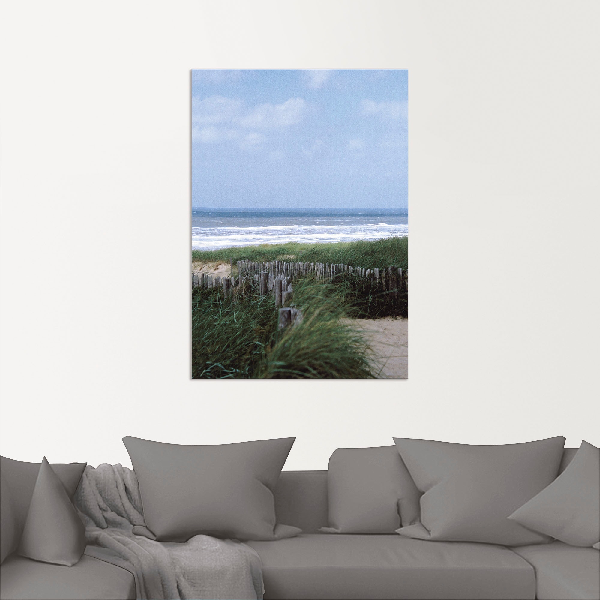 Artland Wandbild »Dünenlandschaft«, Küstenbilder, (1 St.), als Alubild, Leinwandbild, Wandaufkleber oder Poster in versch. Größen