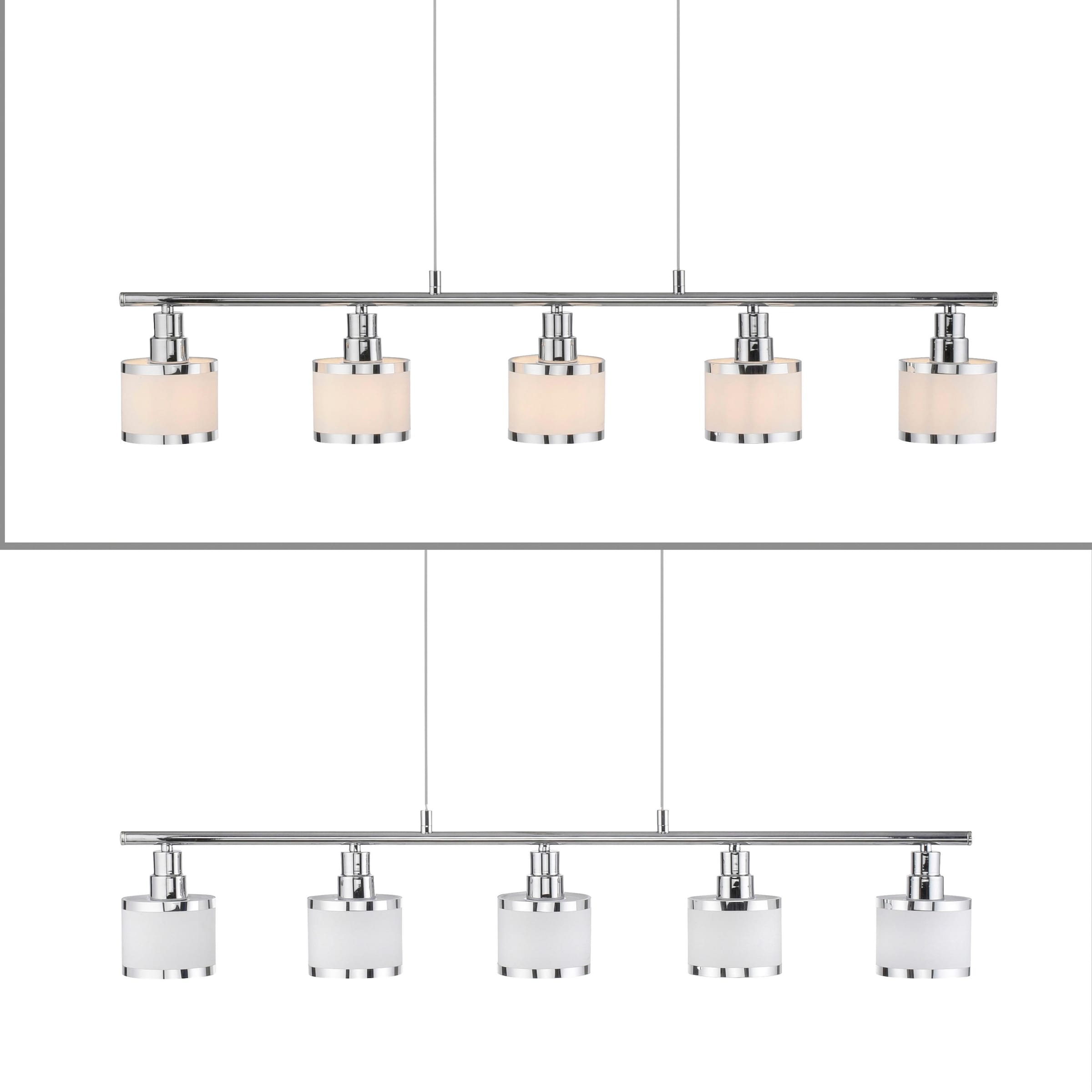 JUST LIGHT Pendelleuchte »ACCOR«, 5 flammig, Leuchtmittel E14 | ohne Leuchtmittel