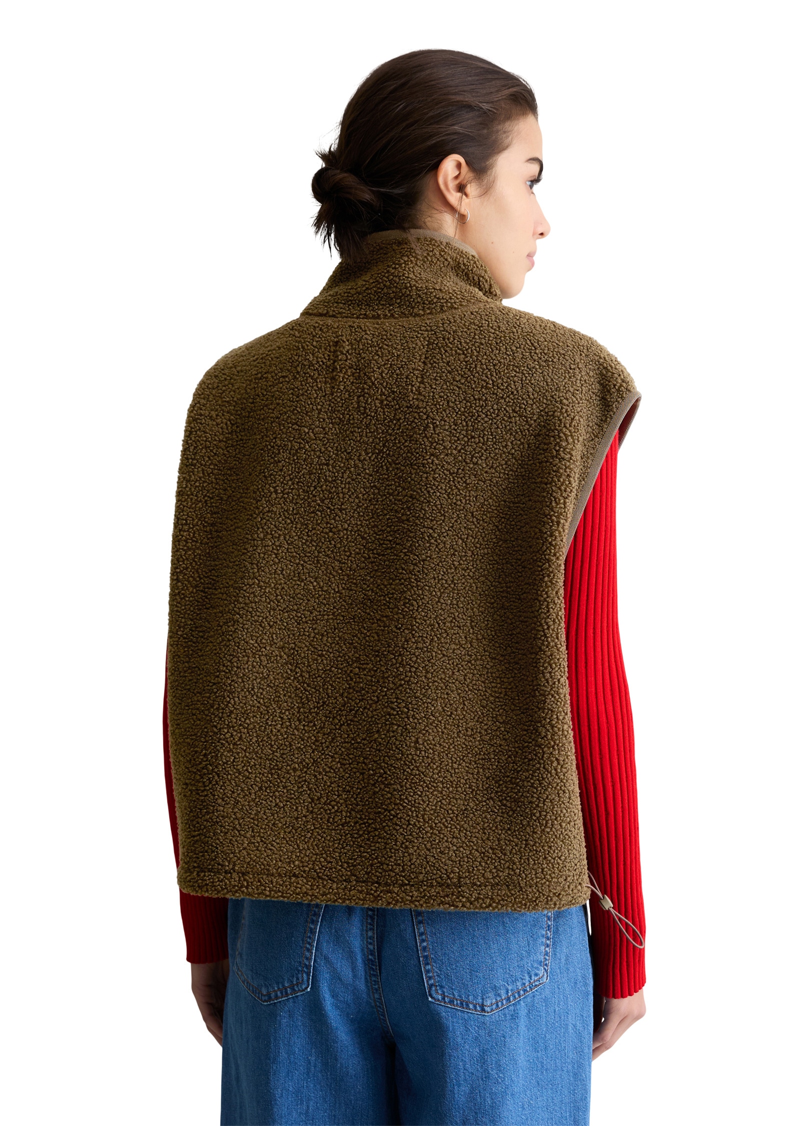 Marc O'Polo DENIM Sweatweste »aus recyceltem Polyester«