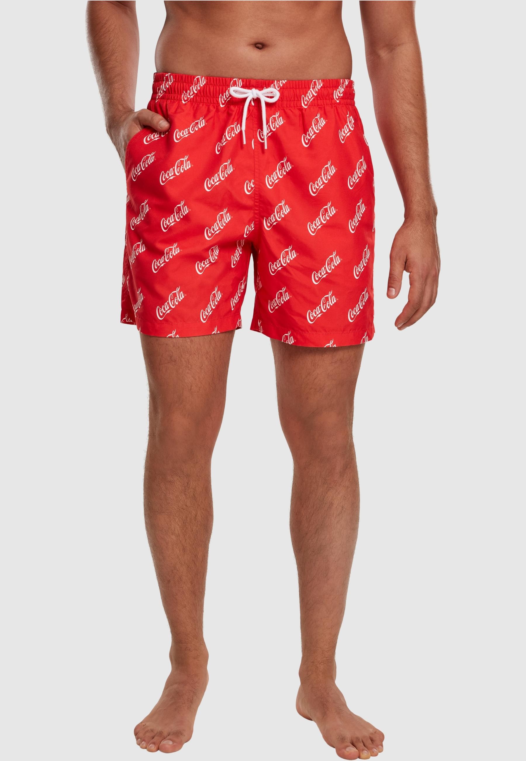 Merchcode Badeshorts »Merchcode Herren Coca Cola Logo AOP Swimshorts«