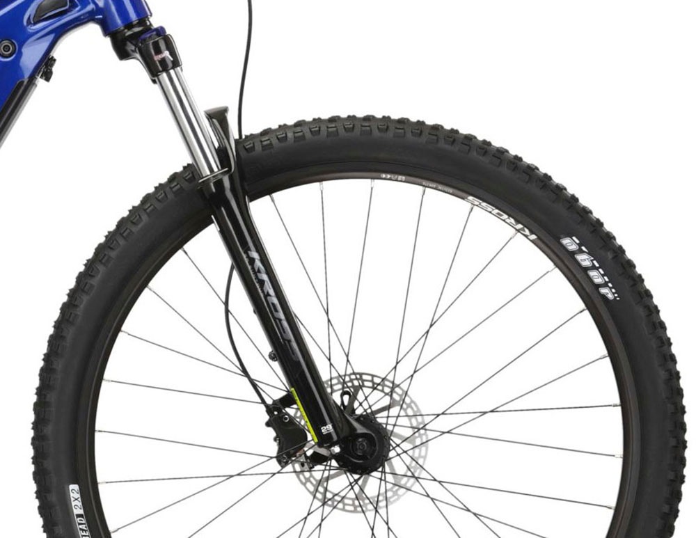 Kross E-Bike »E-MTB Hexagon Boost 5.0 29 Zoll blau«, 9 Gang, microSHIFT, ADVENT M6195, Mittelmotor 250 W