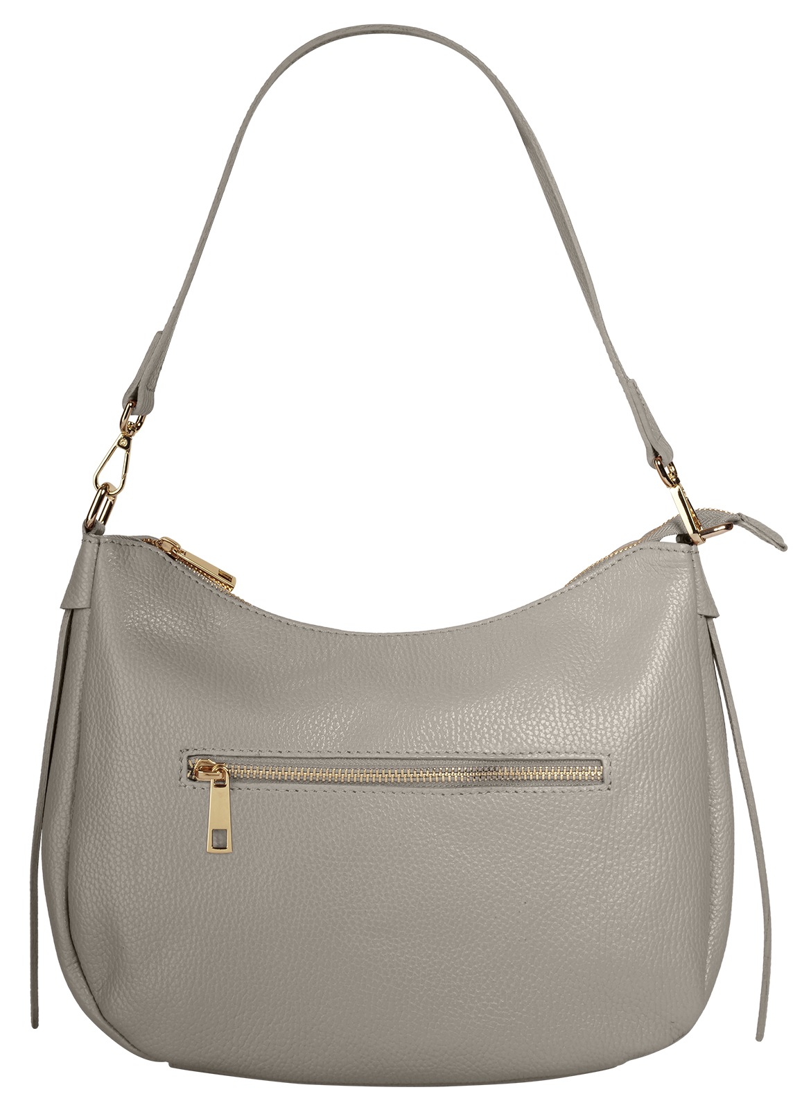 Cluty Umhängetasche, echt Leder, Made in Italy