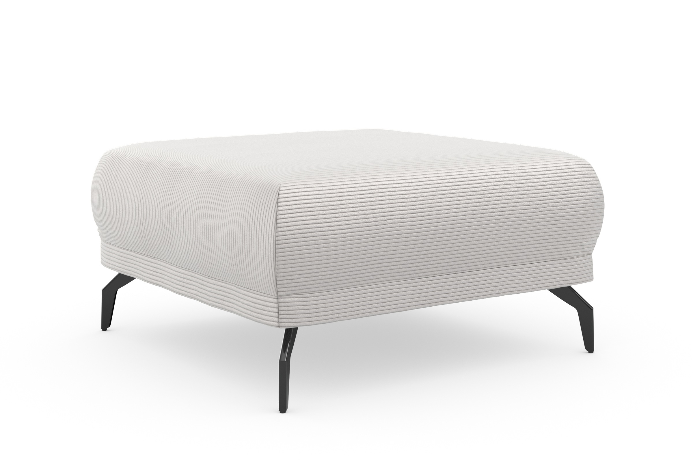 Home affaire Hocker "Coco" Cord-Bezug in 2 Ausführungen, Füßen 15 cm hoch günstig online kaufen