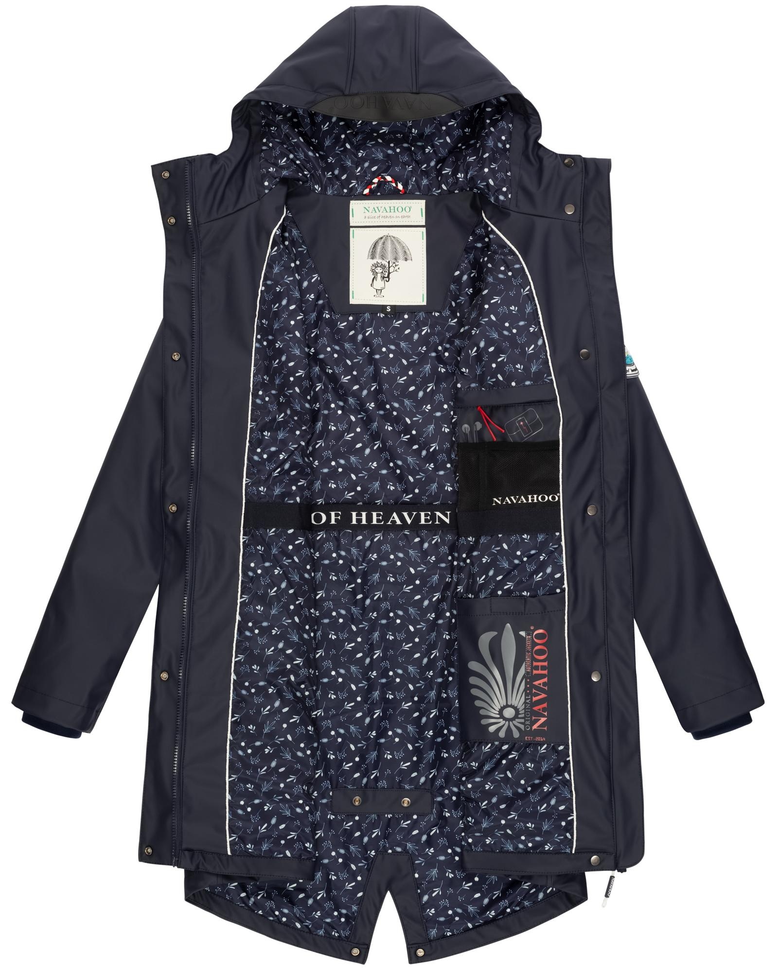 Navahoo Regenjacke »Tropical Stormoo«, mit Kapuze, Wasserdichter Damen Outdoor Regenmantel