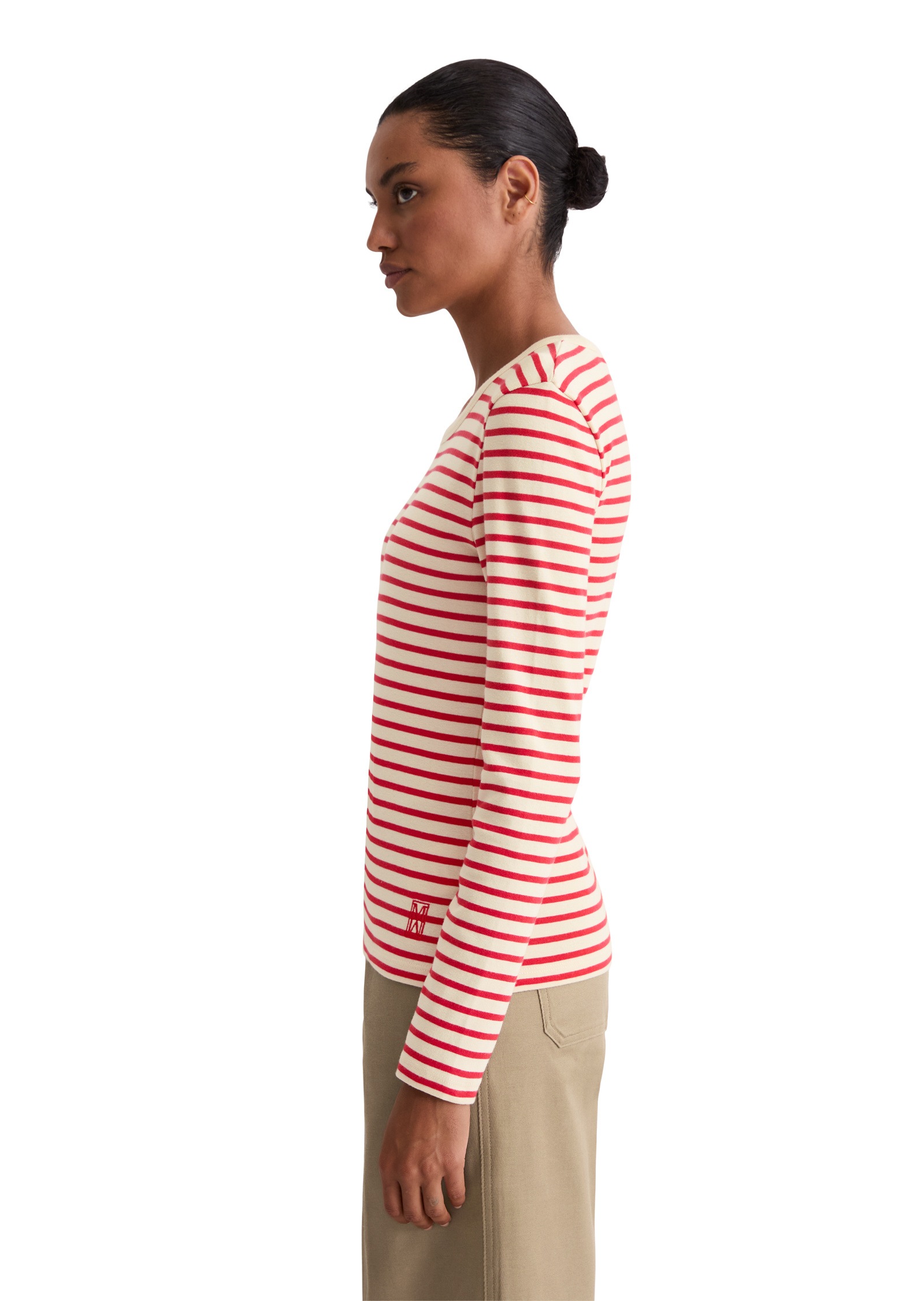 Marc O'Polo Langarmshirt »aus reiner Bio-Baumwolle«