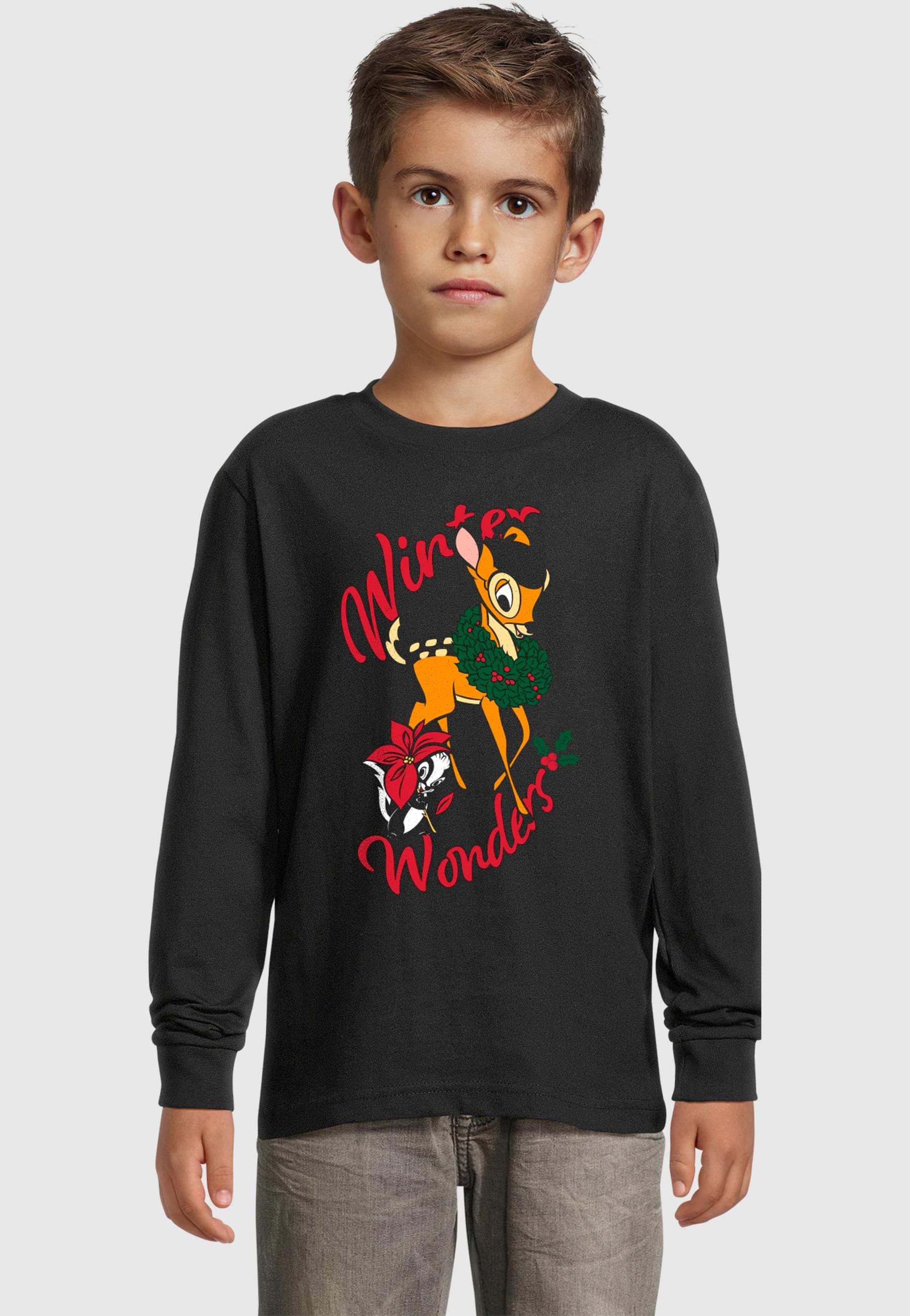 ABSOLUTE CULT Longsleeve »ABSOLUTE CULT Kids Bambi - Winter Wonders Longsleeve«, (1 tlg.)