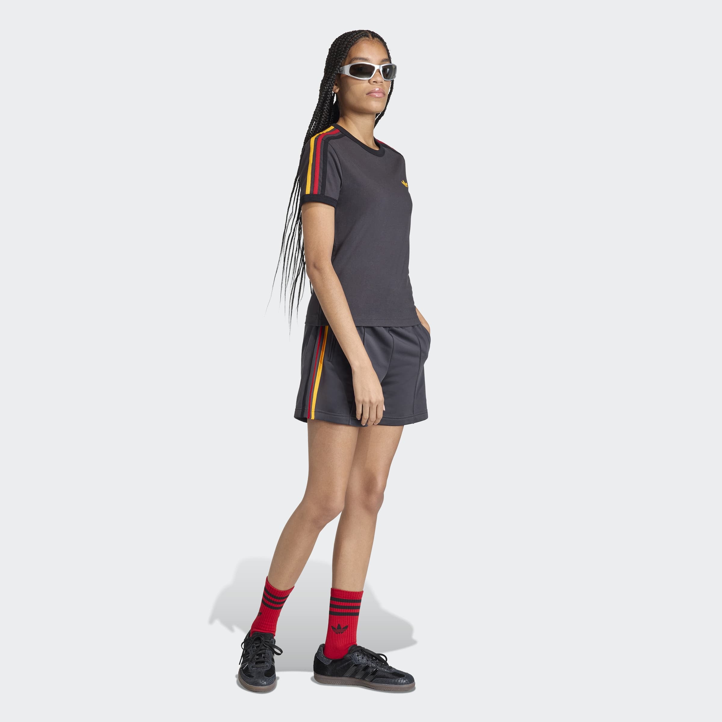 adidas Originals T-Shirt »3-STREIFEN SLIM« sanft anliegende Passform, ohne Verschluss, für sportlichen Look