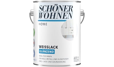 SCHÖNER WOHNEN FARBE Weißlack »Home Weißlack«