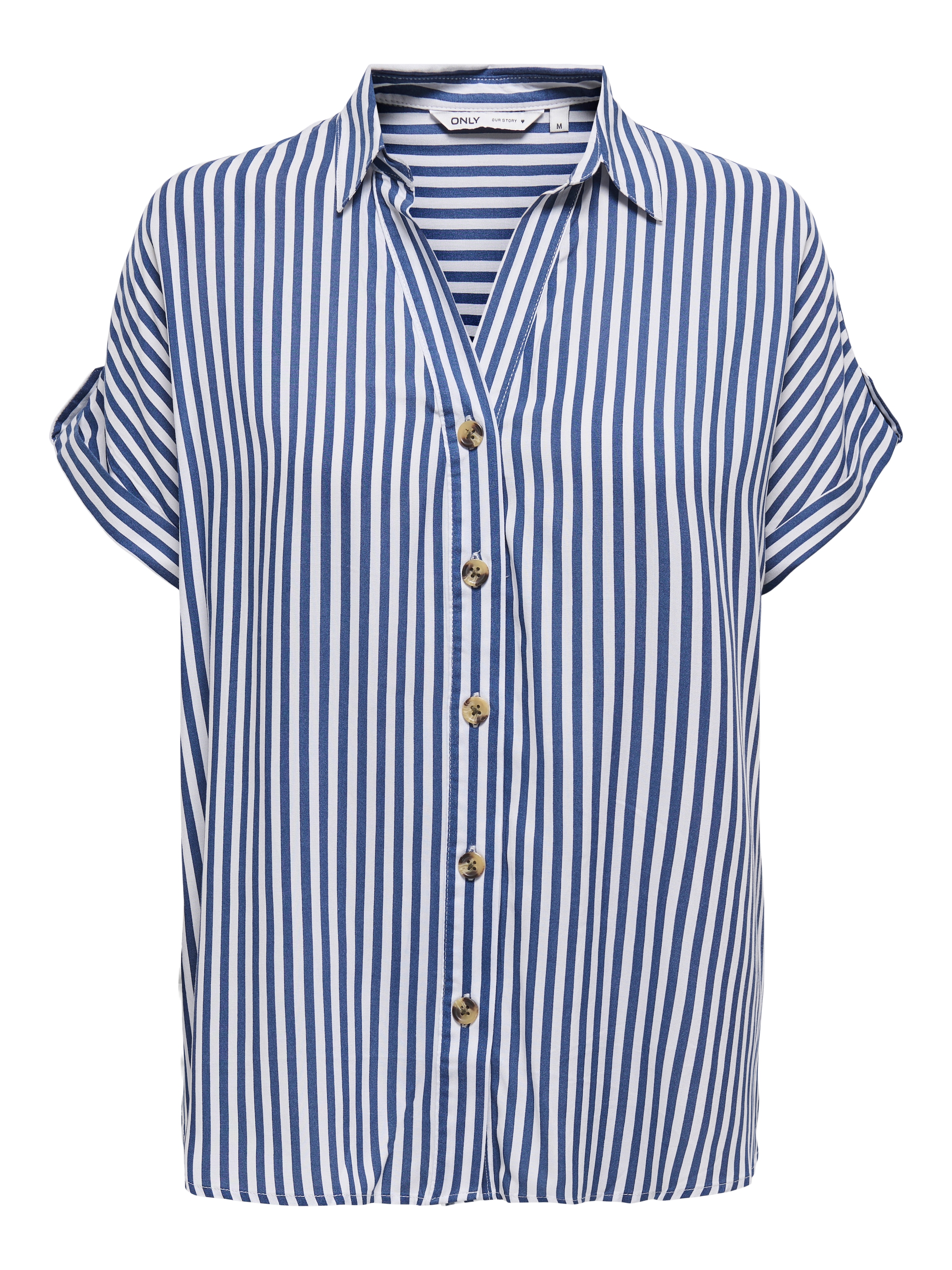 ONLY Kurzarmbluse »ONLYASMIN SHIRT S/S WVN NOOS«