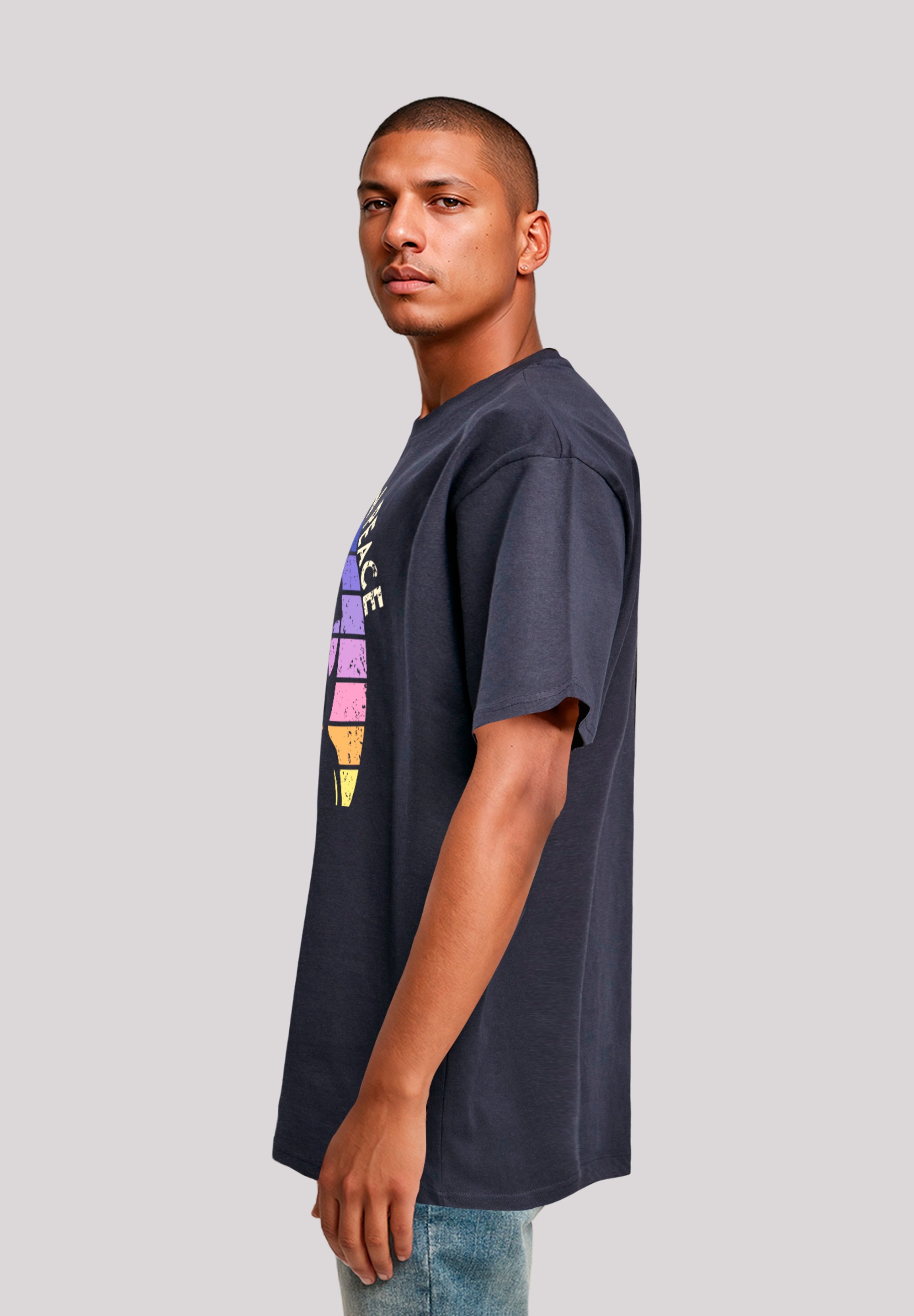 F4NT4STIC T-Shirt »Alien Peace Sunset«, Premium Qualität