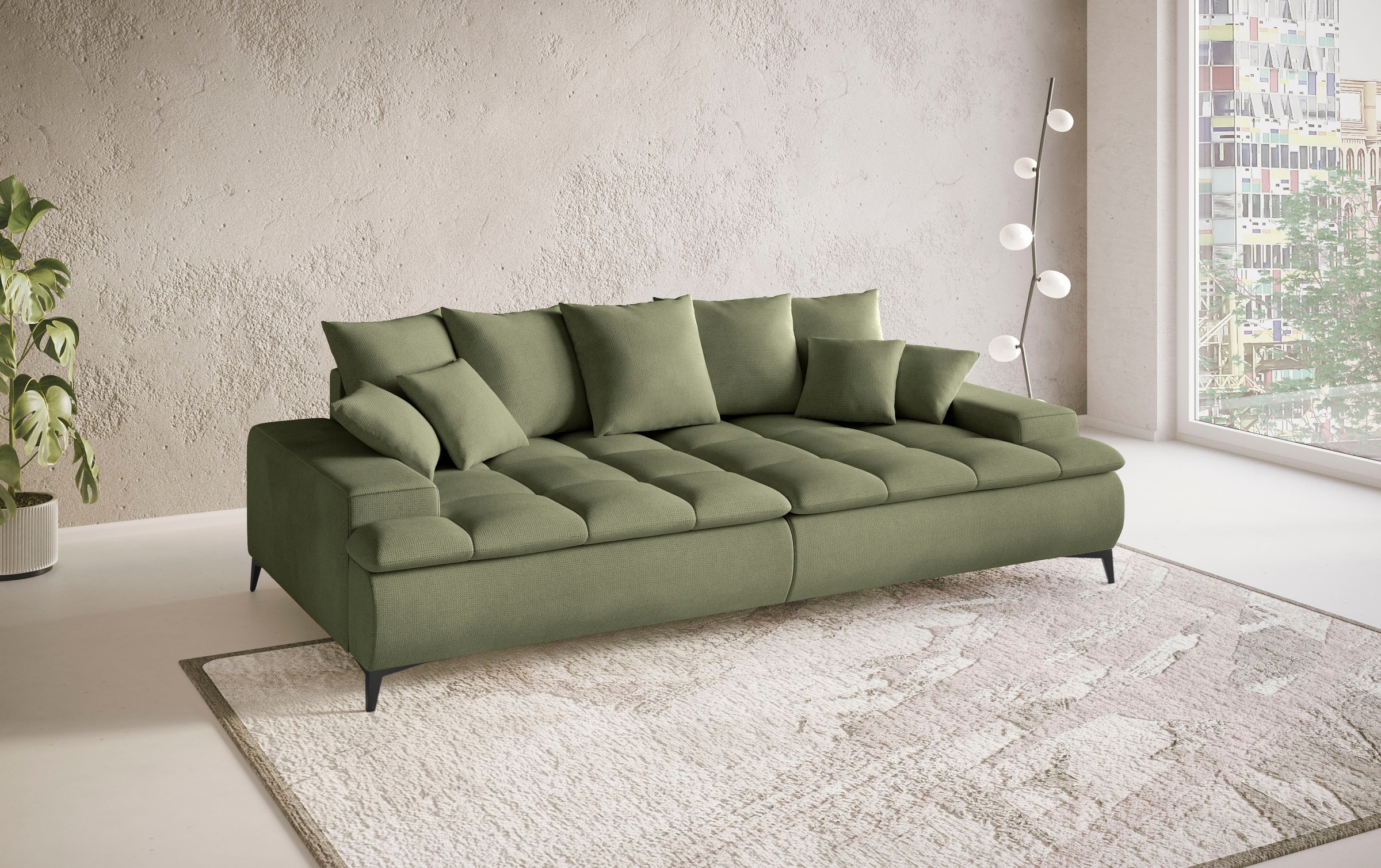 Mr. Couch Big-Sofa »Haiti III«, Mit Kaltschaum, bis 140 kg belastbar