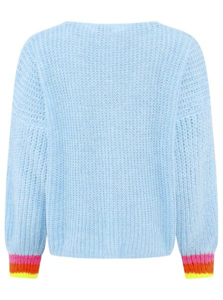 Zwillingsherz Strickpullover »"Smile"«, mit fröhlichem Aufdruck, One Size