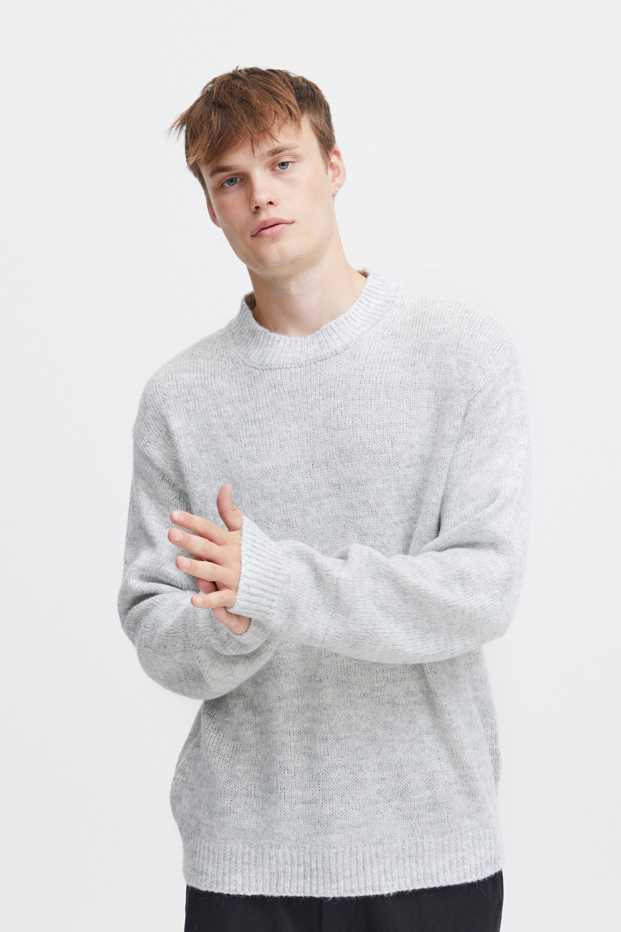 !Solid Strickfleece-Pullover »Strickpullover SDHamdani«