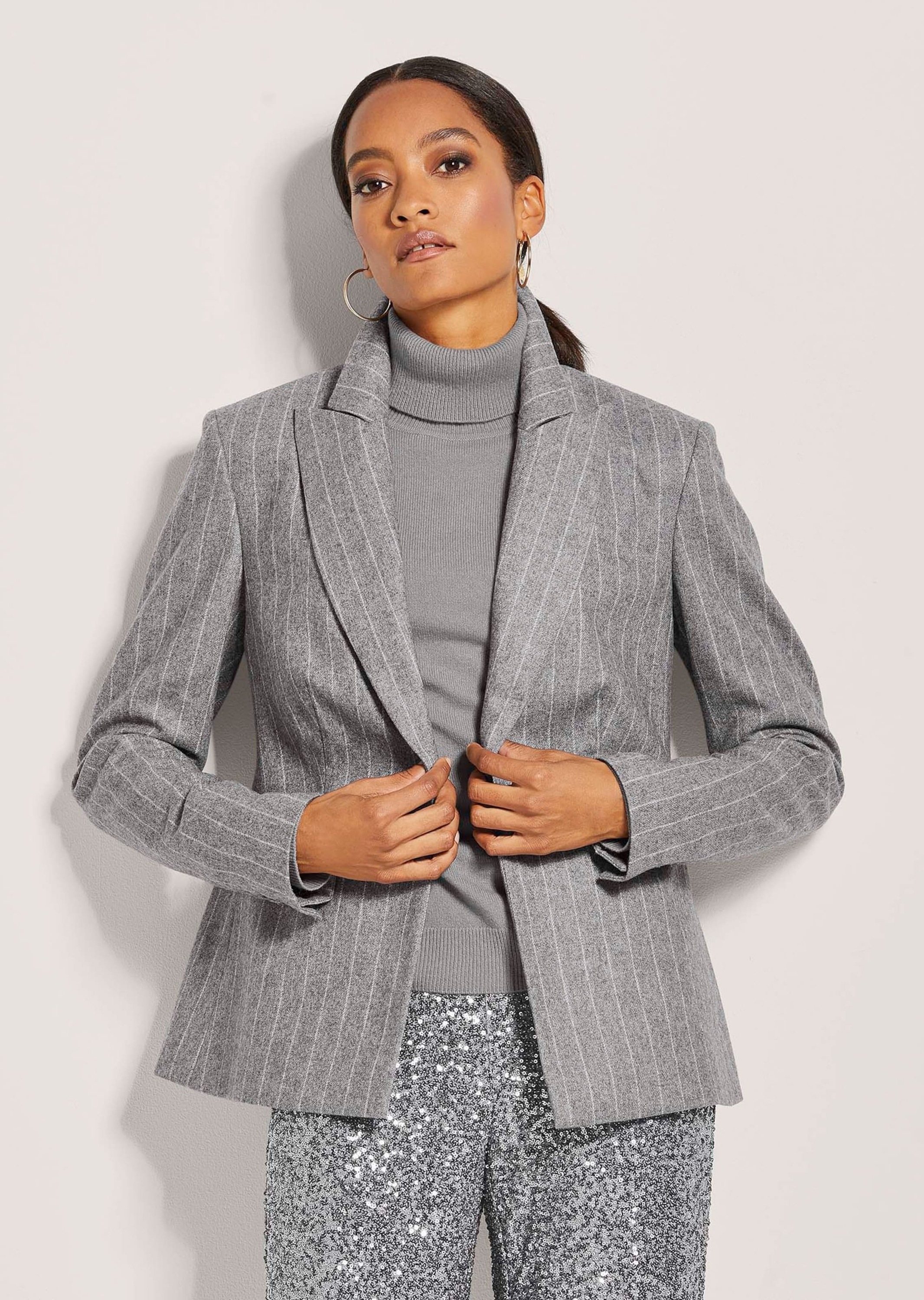 MADELEINE Longblazer "Blazer Trendstarker Nadelstreifen-Blazer" günstig online kaufen
