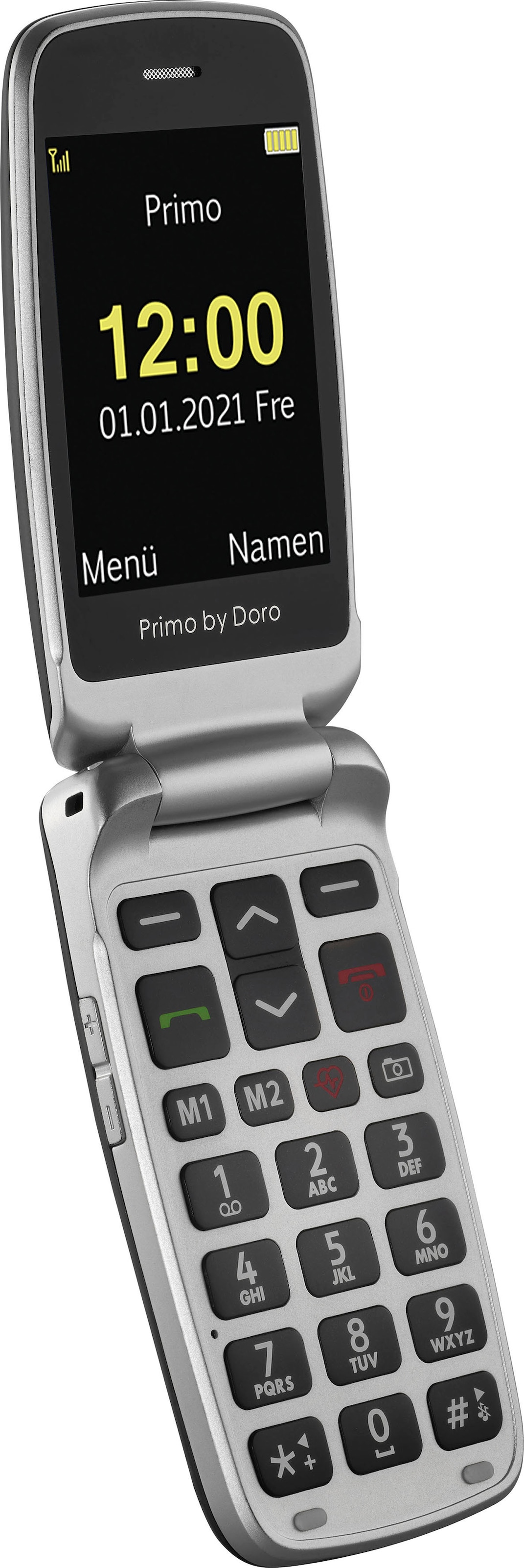 Primo Klapphandy »PRIMO 418«, Grafitgrau, 7,11 cm/2,8 Zoll, 3 MP Kamera