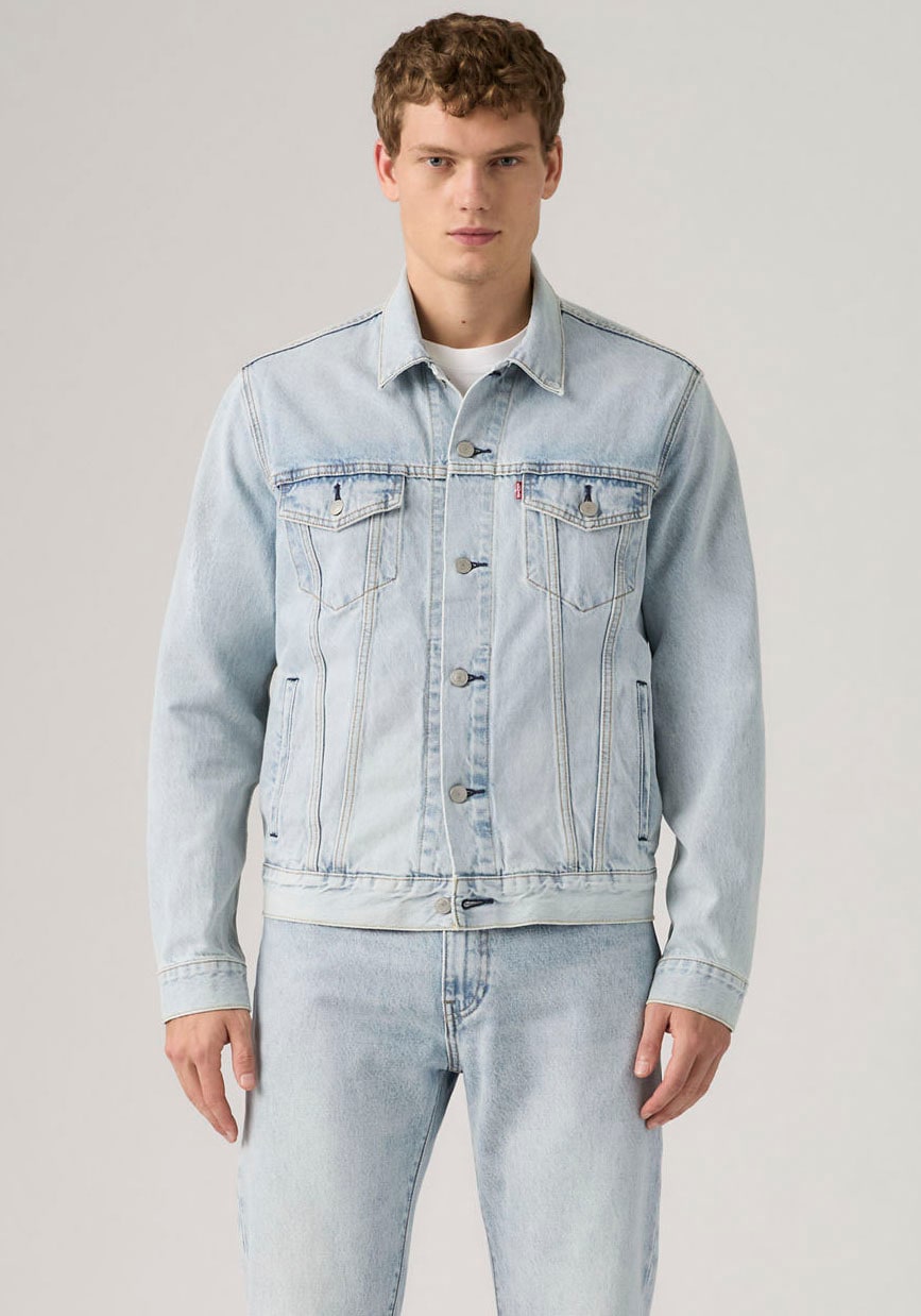 Levis "VINTAGE FIT TRUCKER JKT" ohne Kapuze mit Knopfleiste günstig online kaufen