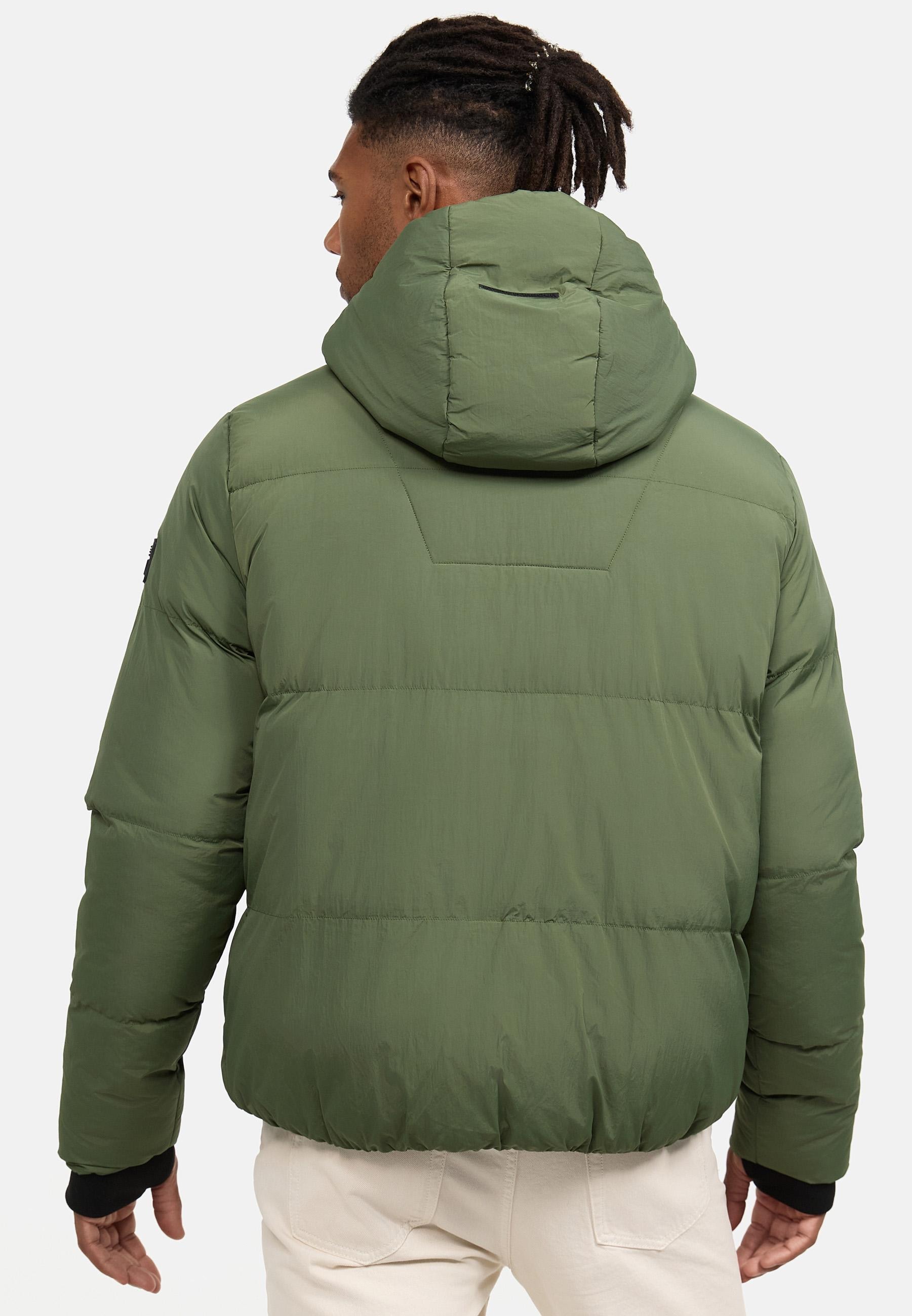 Stone Harbour Steppjacke »Tayroos XX«, mit Kapuze, Gesteppte Herren Winterjacke mit Kapuze