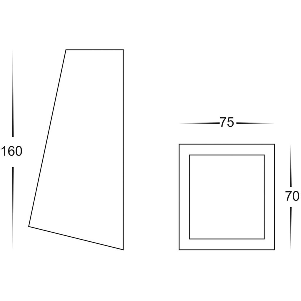 Havit Lighting LED Wandleuchte »TAPER«, Schutzart IP44, für Leuchtmittel GU10