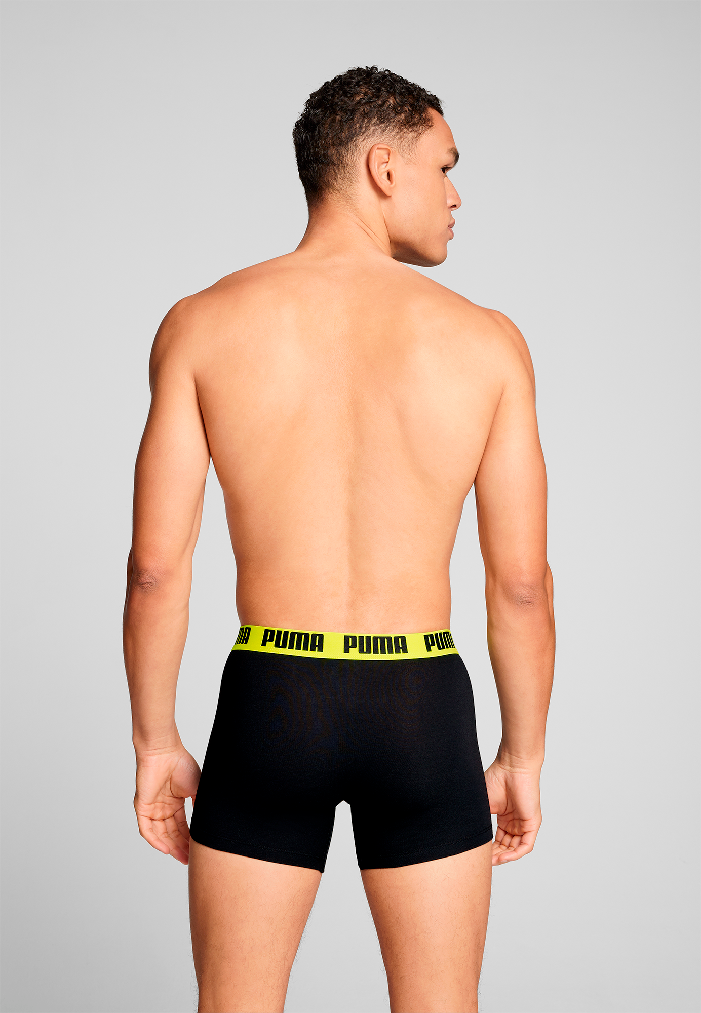 PUMA Boxershorts »PUMA MEN EVERYDAY BASIC BOXERS 2P«, (2er Pack), mit Logobund